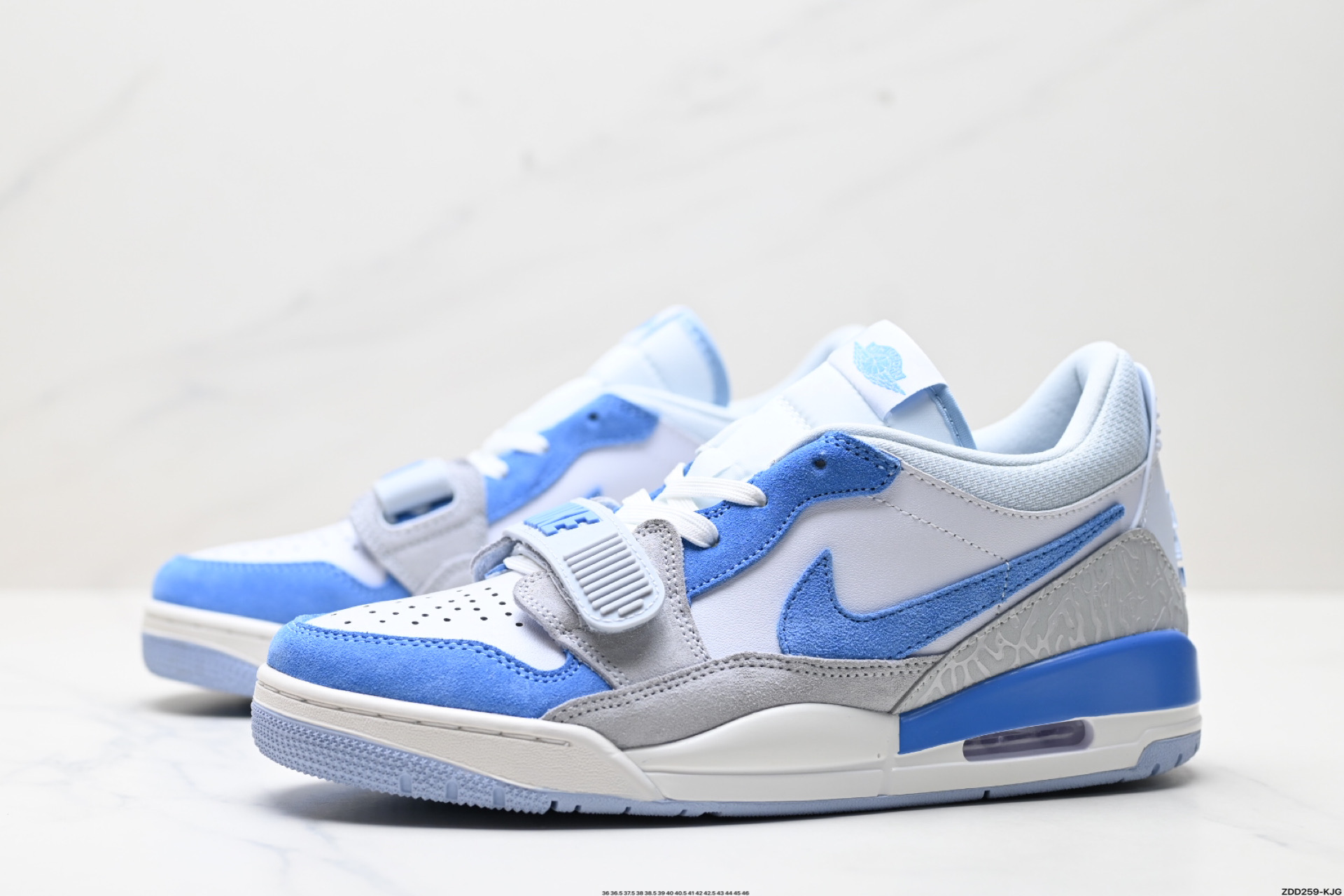 240 耐克Nike Air Jordan Legacy 312 Low”White/Grey Fog/Blue/Red“乔丹最强三合一混合版本低帮文化休闲运动篮球鞋  CD7069-141
