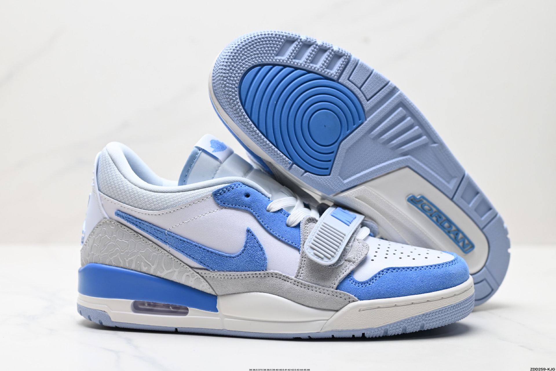 240 耐克Nike Air Jordan Legacy 312 Low”White/Grey Fog/Blue/Red“乔丹最强三合一混合版本低帮文化休闲运动篮球鞋  CD7069-141