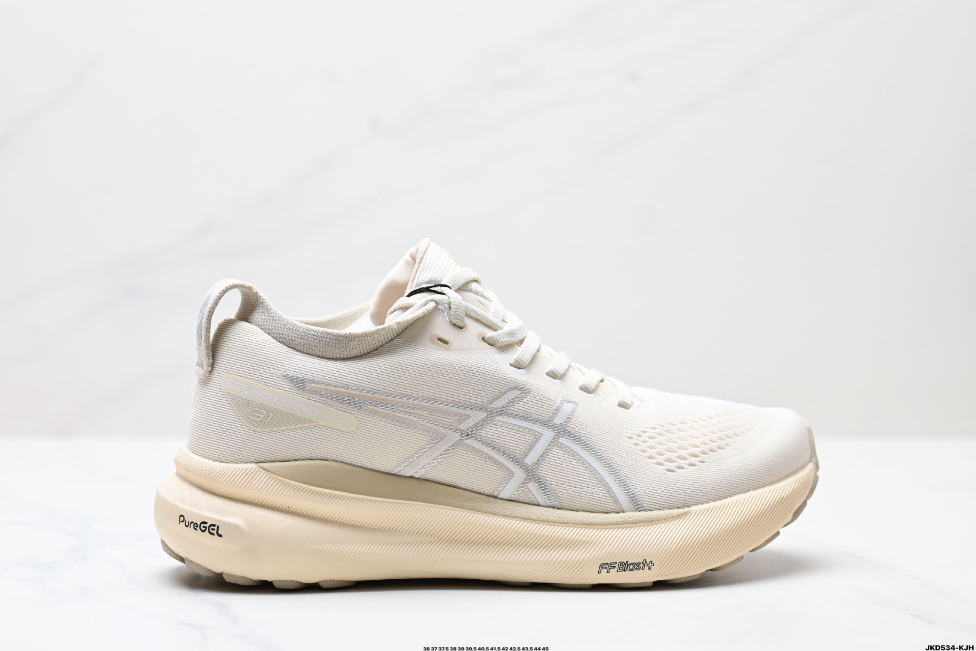 170 ASICS亚瑟士 GEL-KAYANO 31 PLATINUM低帮专业有氧超轻便运动跑步鞋 1011B995-200