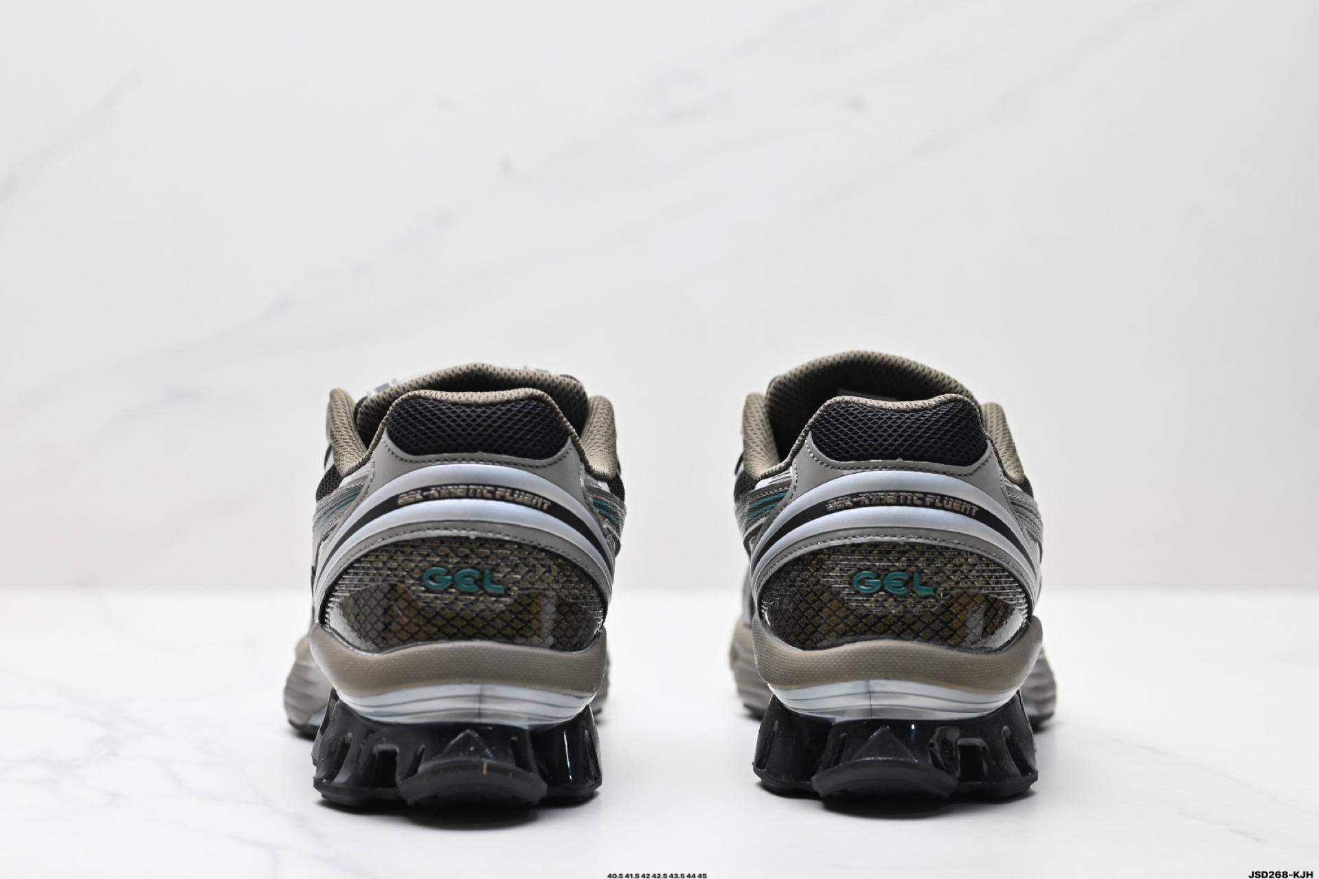 210 Asics Gel-Kinetic Fluent 亚瑟士 复古休闲运动鞋厚底增高老爹鞋 1203A591-001