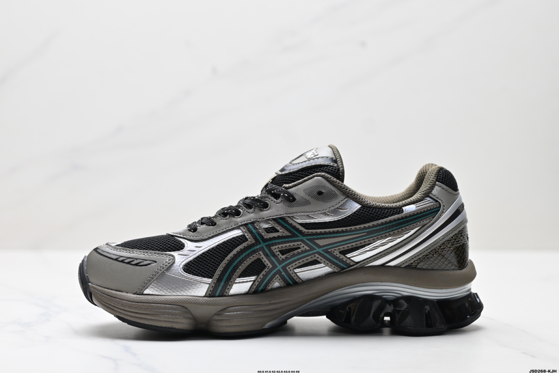 210 Asics Gel-Kinetic Fluent 亚瑟士 复古休闲运动鞋厚底增高老爹鞋 1203A591-001