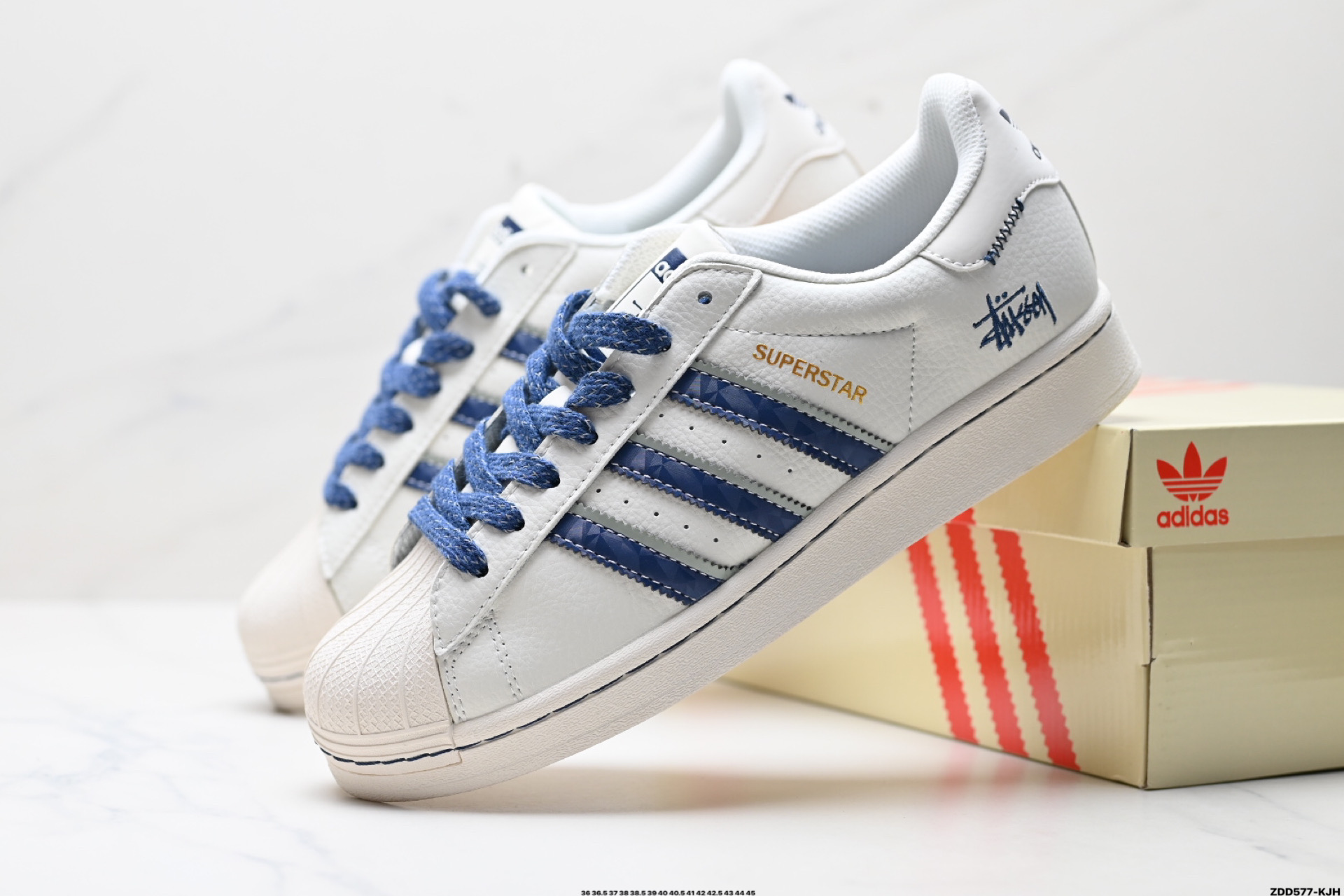 240 阿迪达斯Adidas三叶草 Originals Superstar贝壳头’DIY’系列低帮经典百搭休闲运动板鞋 JY8903