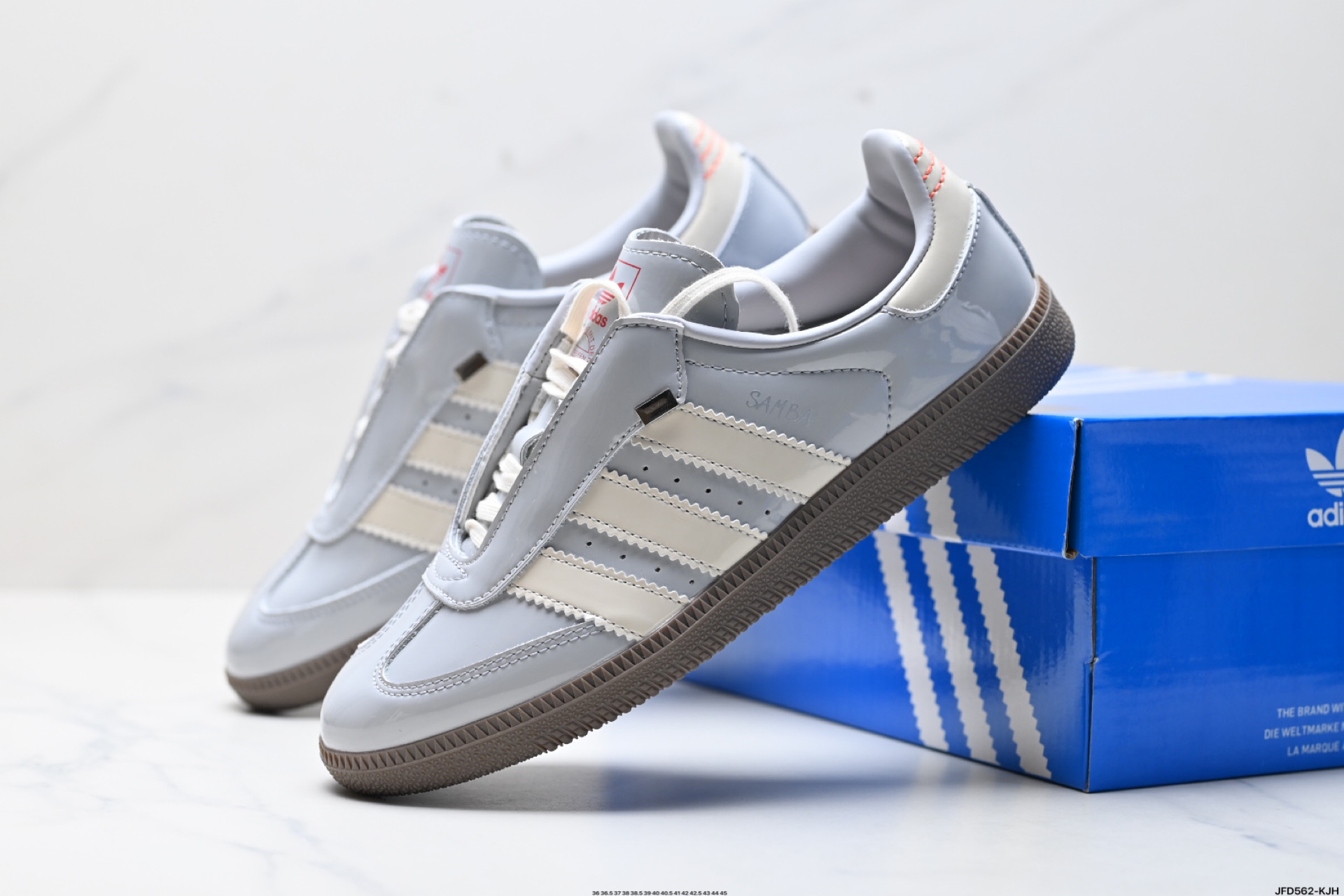 180 阿迪达斯三叶草Adidas Originals Samba 桑巴舞系列绅士德训足球风百搭低帮休闲运动板鞋 JQ0012
