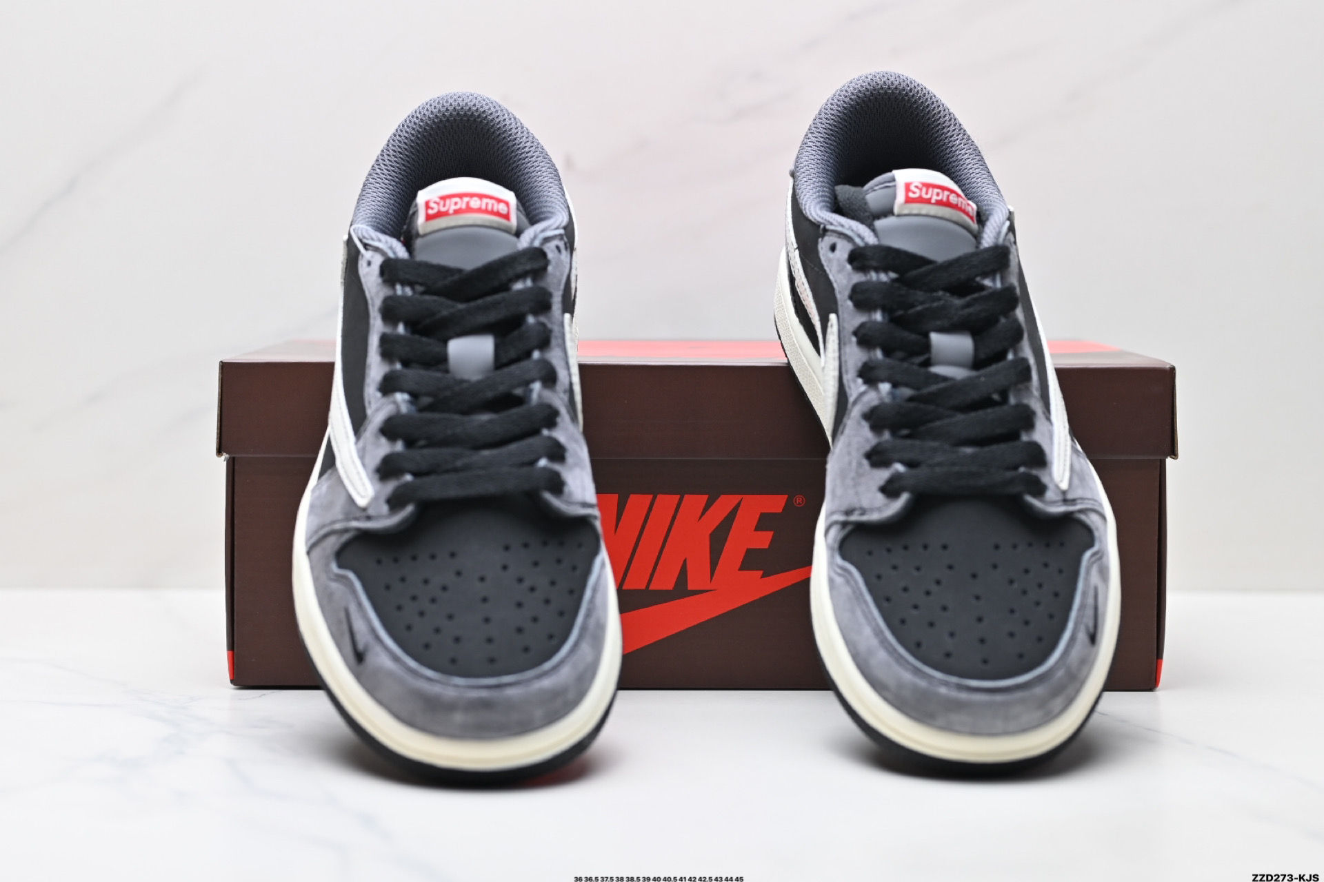 260 AJ1倒勾Travis Scott x Air Jordan 1 ” Reverse Mocha “ AJ1乔1 TS 闪电 联名倒钩 低帮文化篮球鞋 XD1568-101
