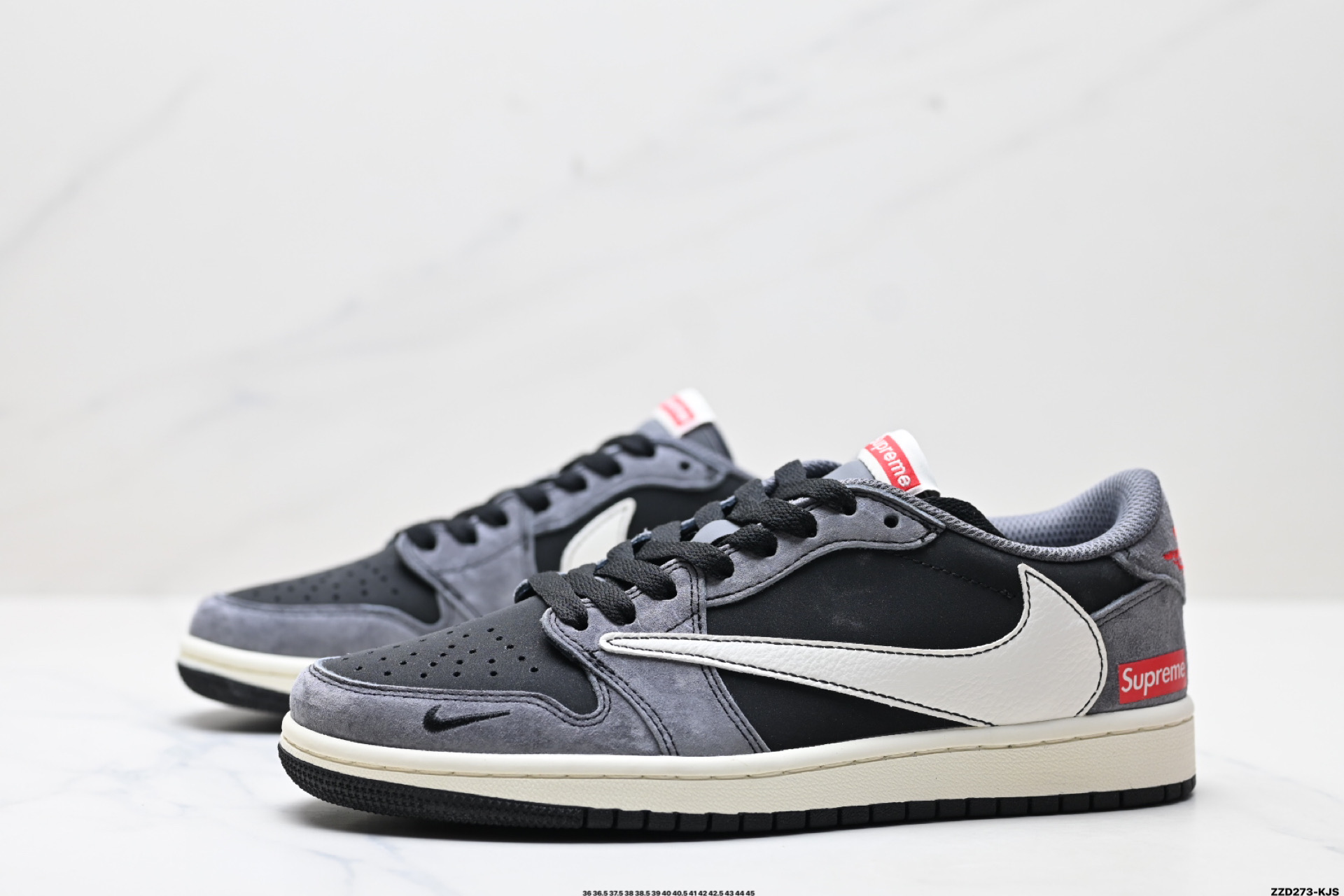 260 AJ1倒勾Travis Scott x Air Jordan 1 ” Reverse Mocha “ AJ1乔1 TS 闪电 联名倒钩 低帮文化篮球鞋 XD1568-101