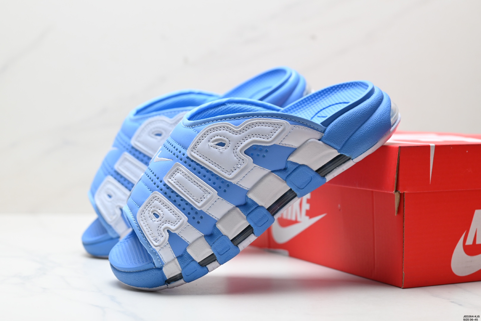 160 NIKE AIR MORE Uptempo Slide皮蓬拖鞋 921948-002