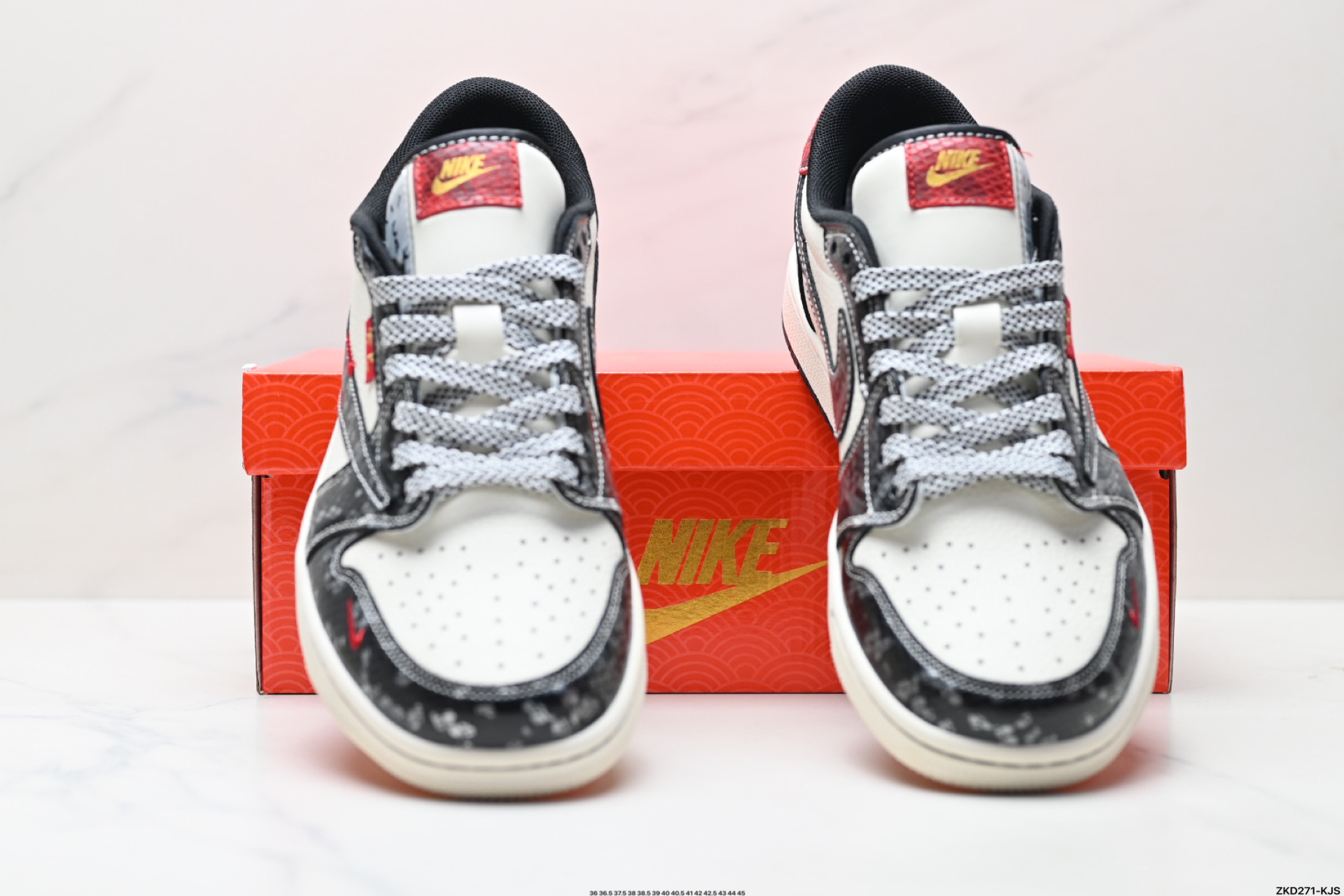 280 AJ1倒勾Travis Scott x Air Jordan 1 ” Reverse Mocha “ AJ1乔1 TS 闪电 联名倒钩 低帮文化篮球鞋 YX5066-307