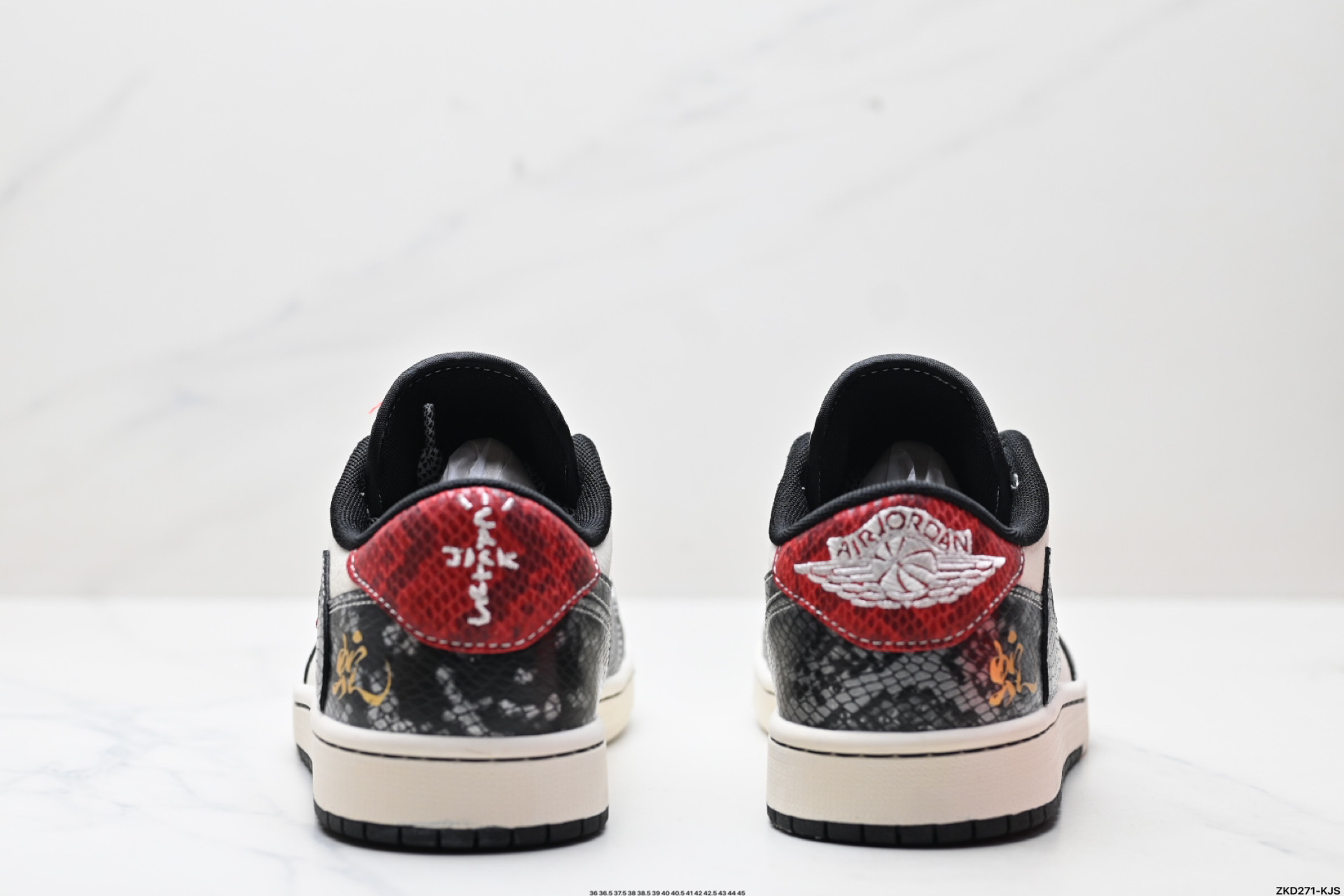 280 AJ1倒勾Travis Scott x Air Jordan 1 ” Reverse Mocha “ AJ1乔1 TS 闪电 联名倒钩 低帮文化篮球鞋 YX5066-307
