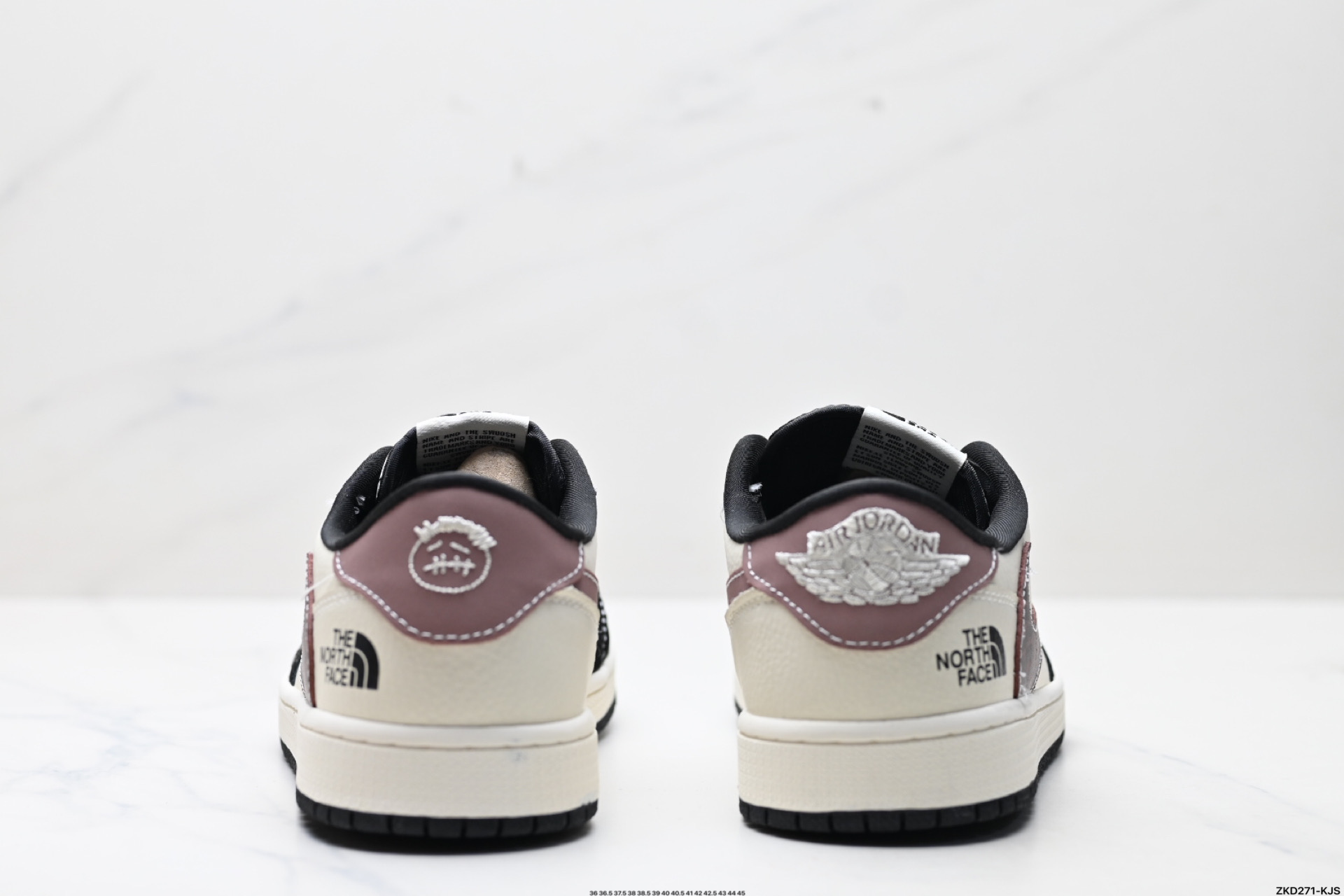 280 AJ1倒勾Travis Scott x Air Jordan 1 ” Reverse Mocha “ AJ1乔1 TS 闪电 联名倒钩 低帮文化篮球鞋 XS2024-036