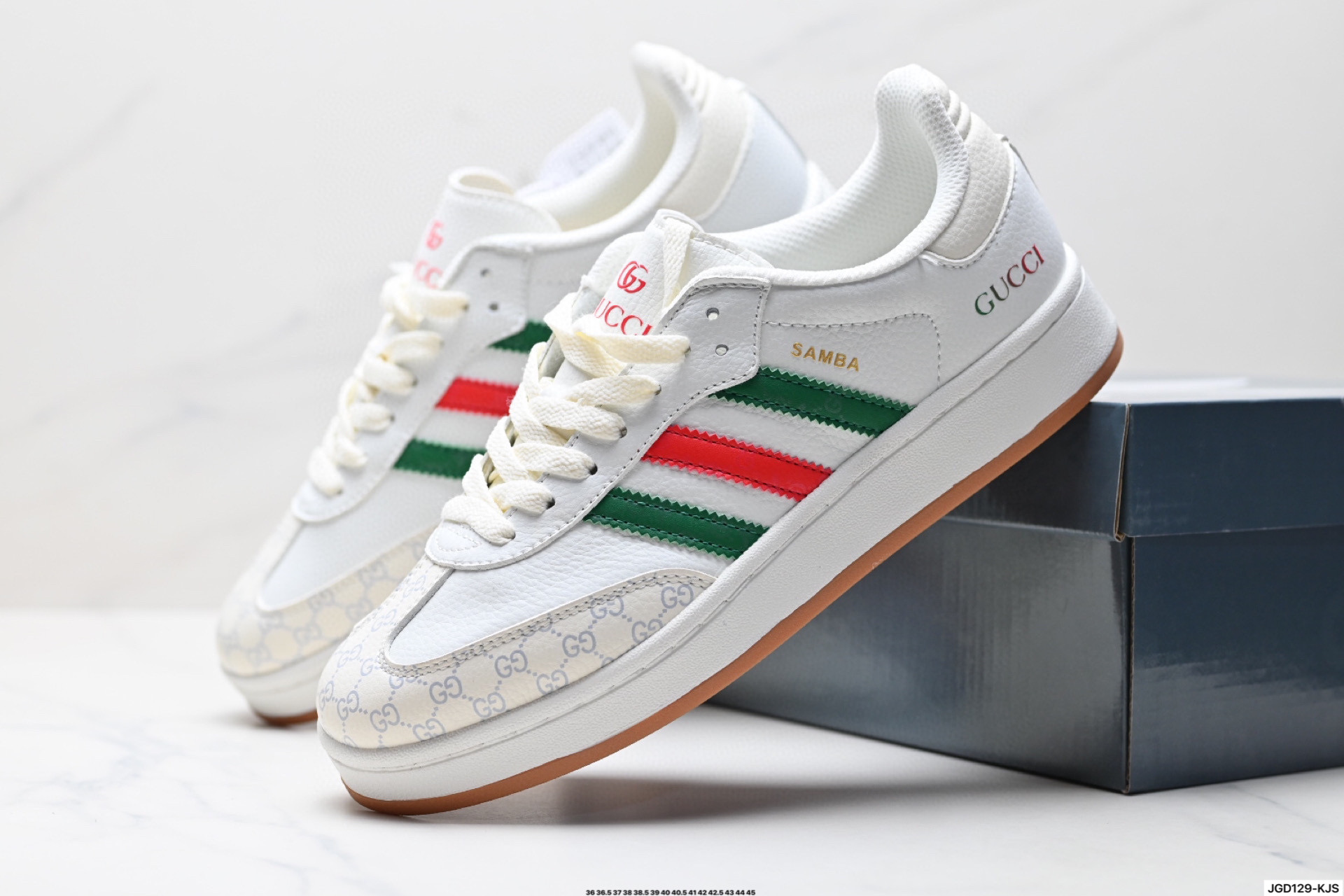 190 Adidas Originals Samba ‘DIY’桑巴舞系列 阿迪达斯 三叶草绅士德训足球风百搭低帮休闲运动板鞋 LJ9905