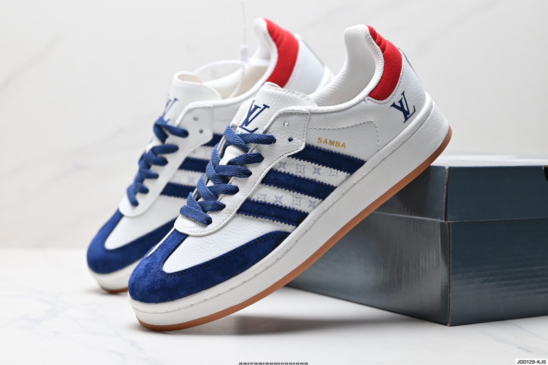 190 Adidas Originals Samba ‘DIY’桑巴舞系列 阿迪达斯 三叶草绅士德训足球风百搭低帮休闲运动板鞋 LJ9905