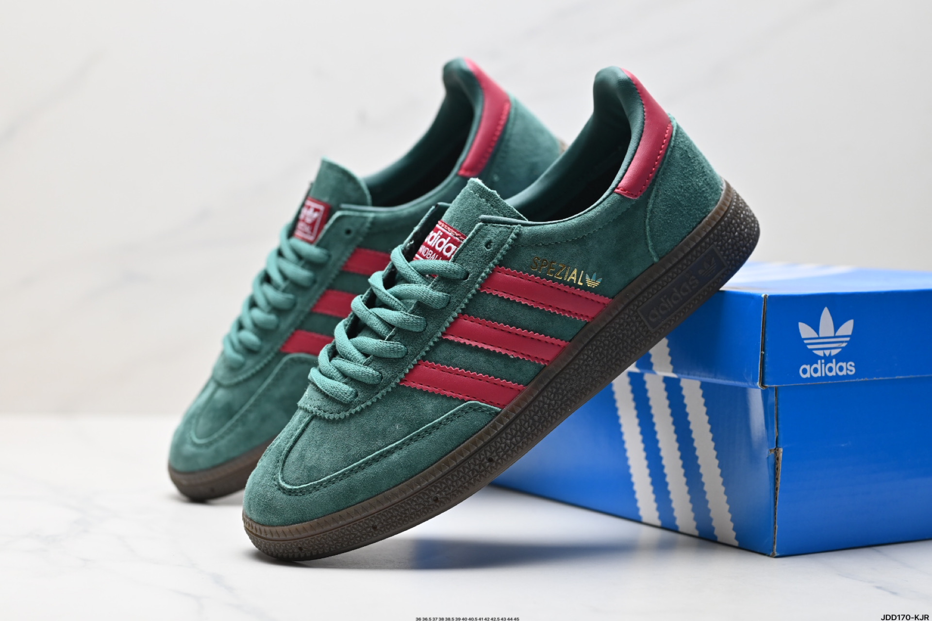 Adidas Handball Spezial Burgundy Suede Sneakers Classic Retro Casual Shoes 6 i1744995967442 7793 0 7