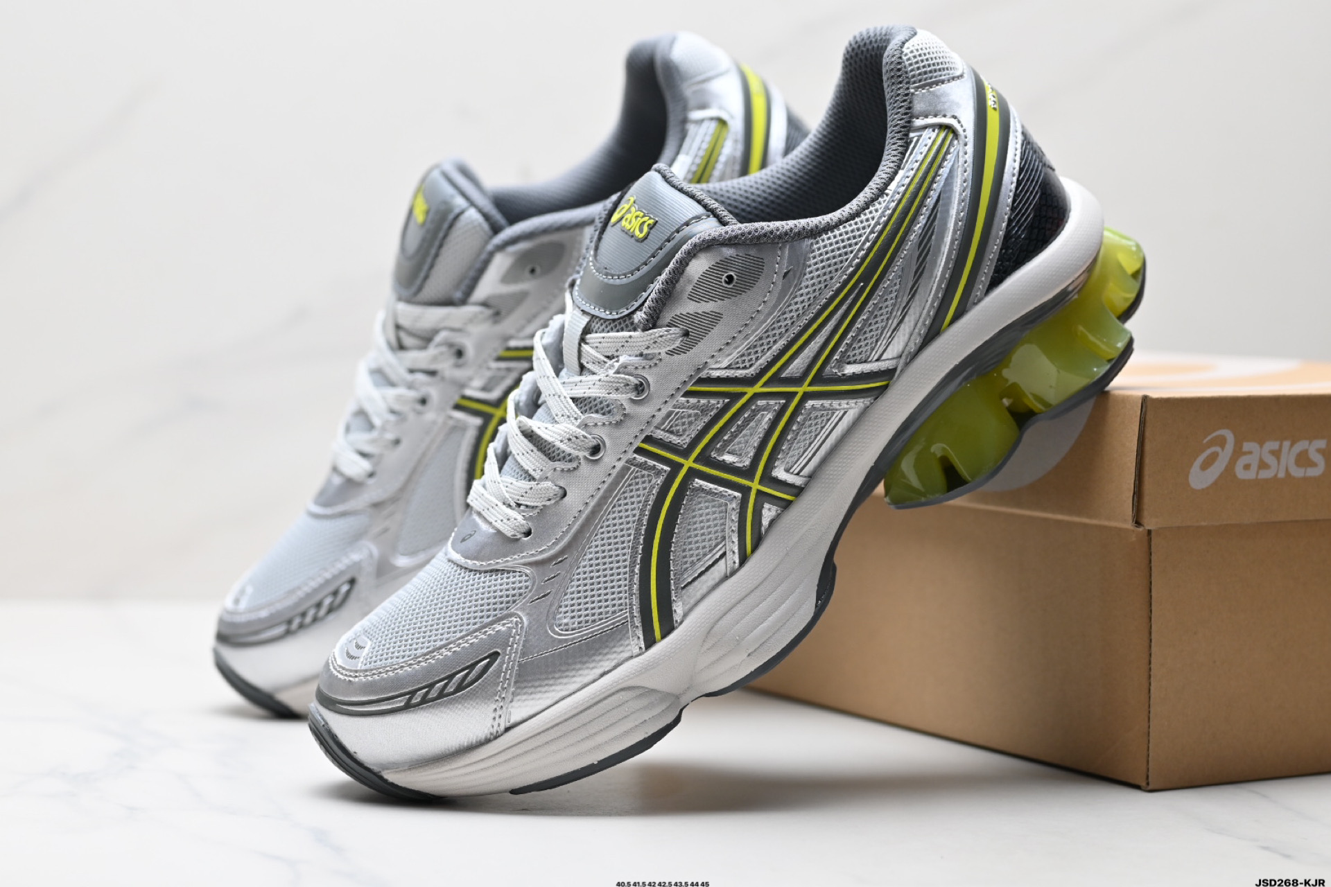 210 Asics Gel-Kinetic Fluent 亚瑟士 复古休闲运动鞋厚底增高老爹鞋 1203A591-020