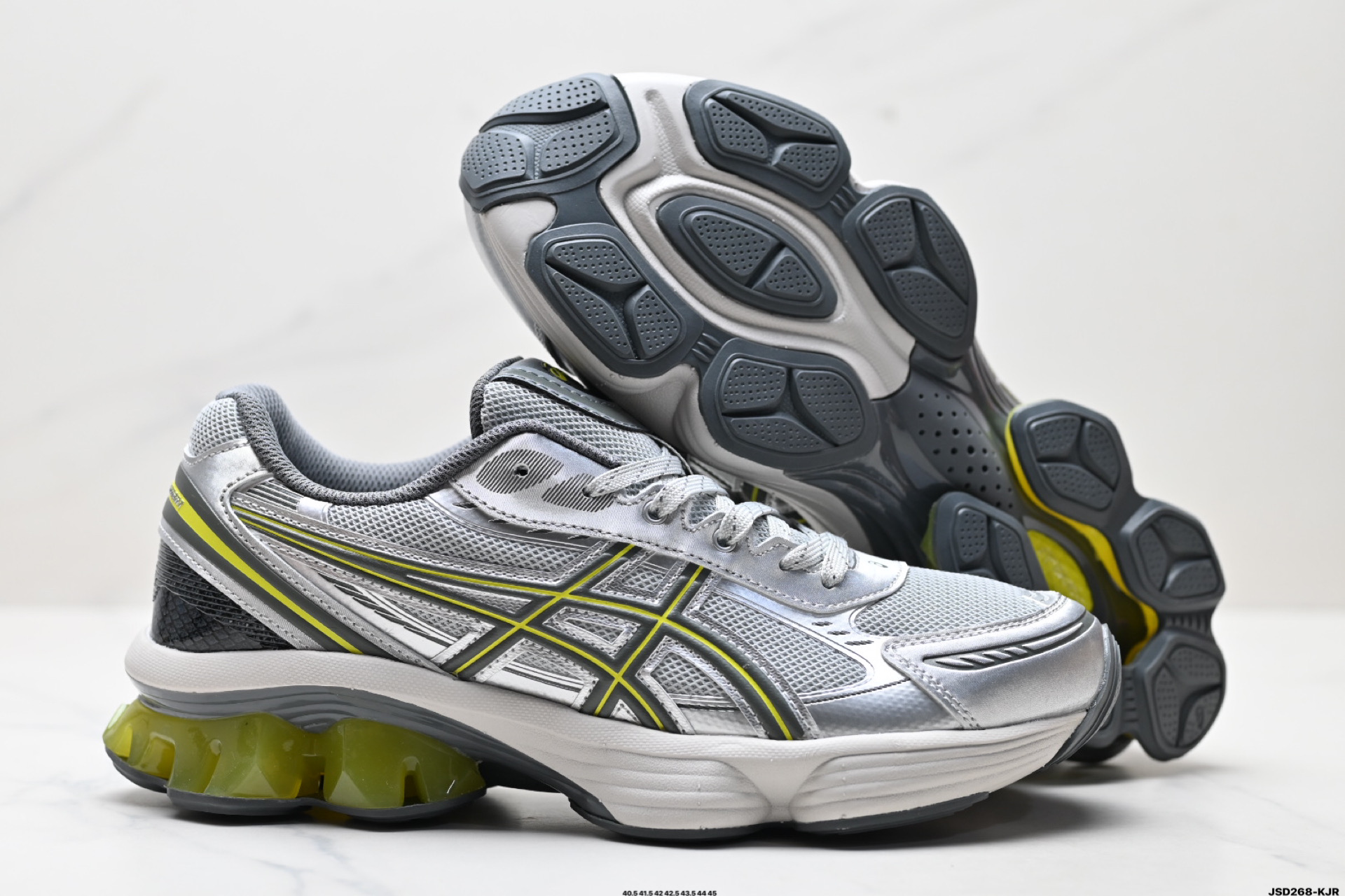 210 Asics Gel-Kinetic Fluent 亚瑟士 复古休闲运动鞋厚底增高老爹鞋 1203A591-020