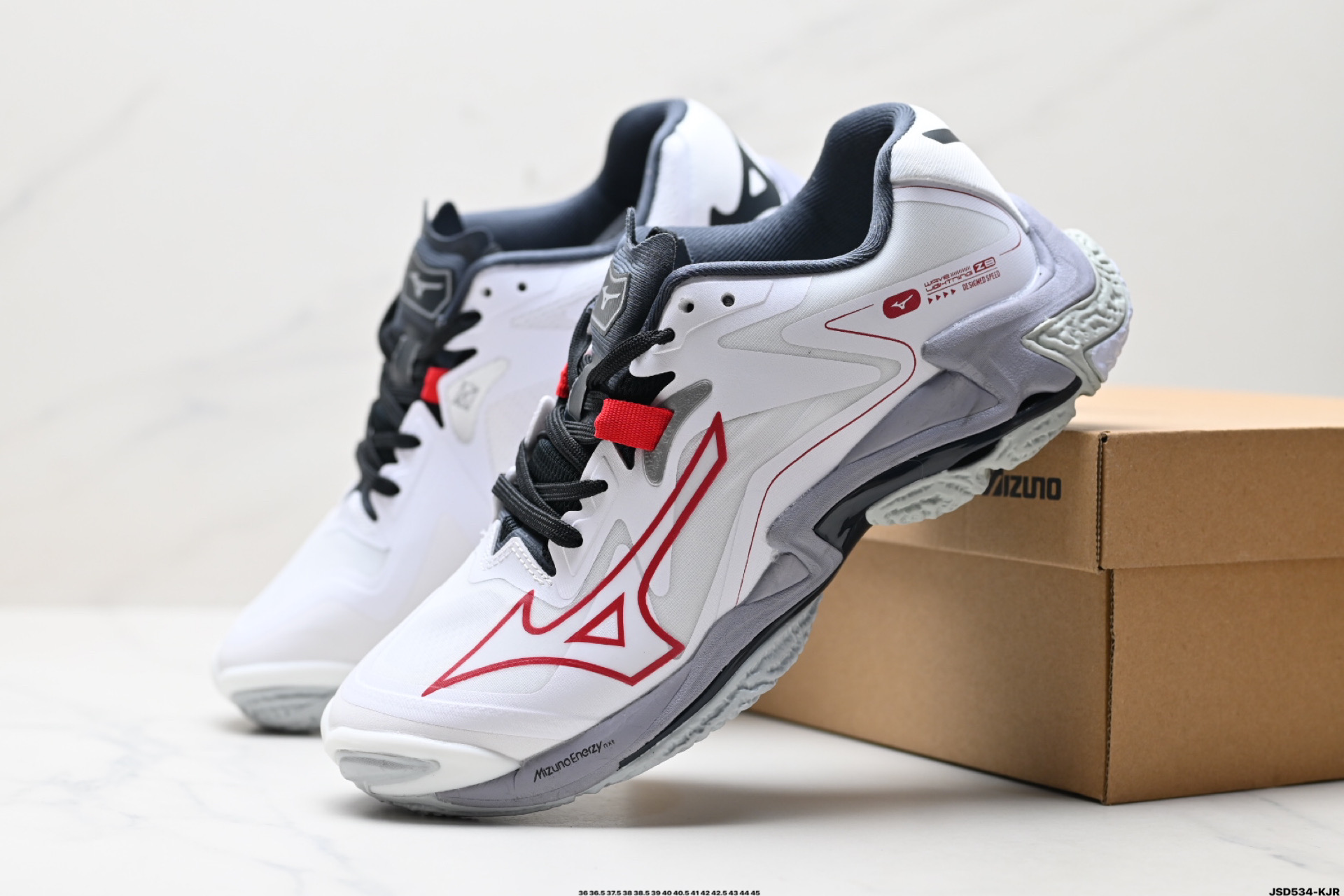 210 Mizuno美津浓 Wave Lightning Z8 舒适 防滑耐磨 低帮 训练鞋 V1GC240010