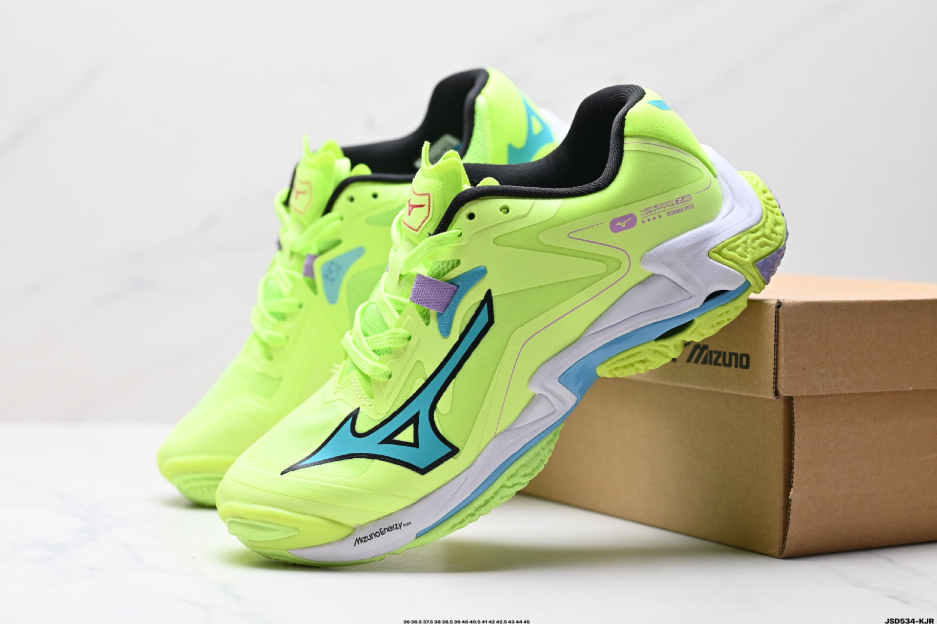 210 Mizuno美津浓 Wave Lightning Z8 舒适 防滑耐磨 低帮 训练鞋 V1GC240010
