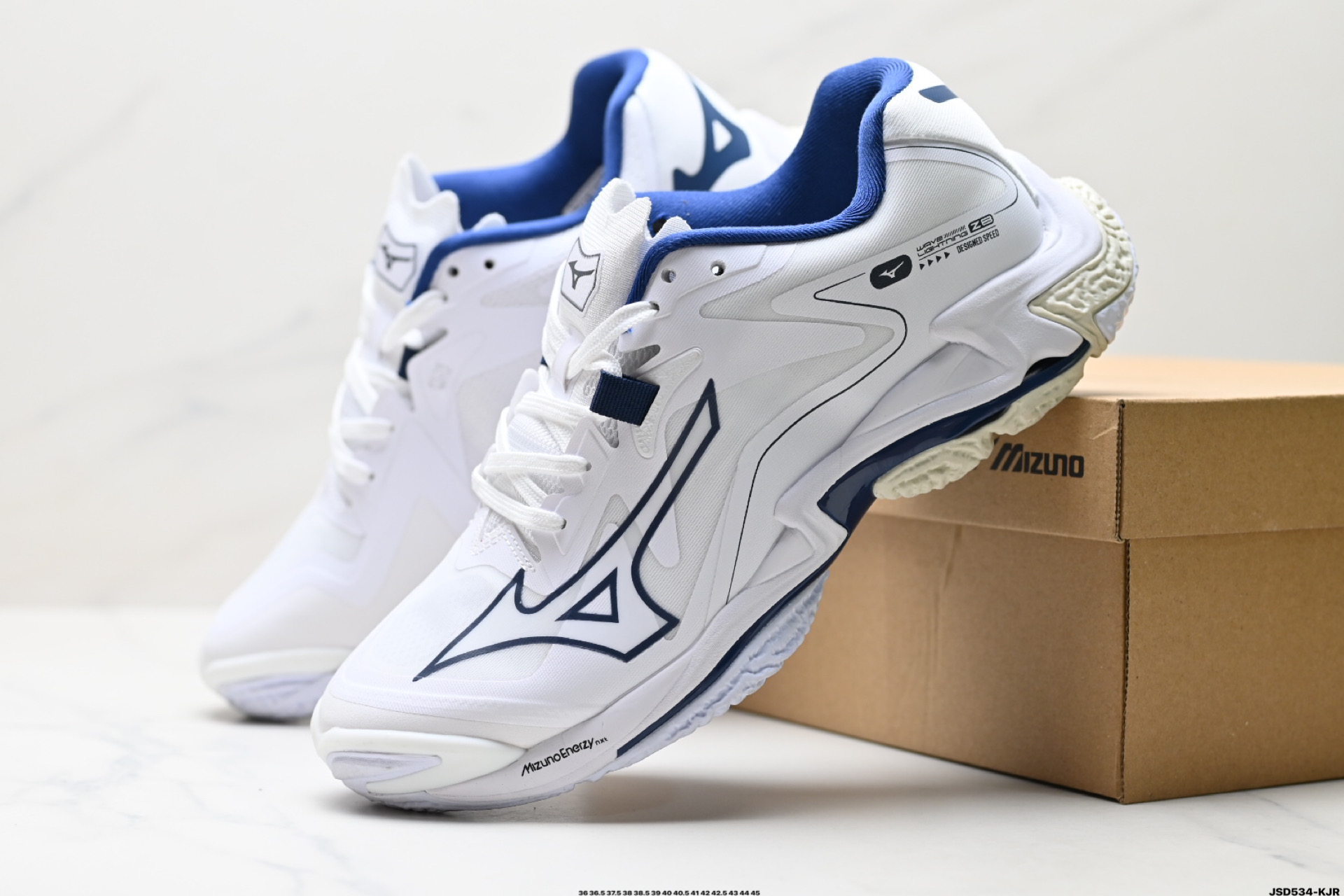 210 Mizuno美津浓 Wave Lightning Z8 舒适 防滑耐磨 低帮 训练鞋 V1GC240010