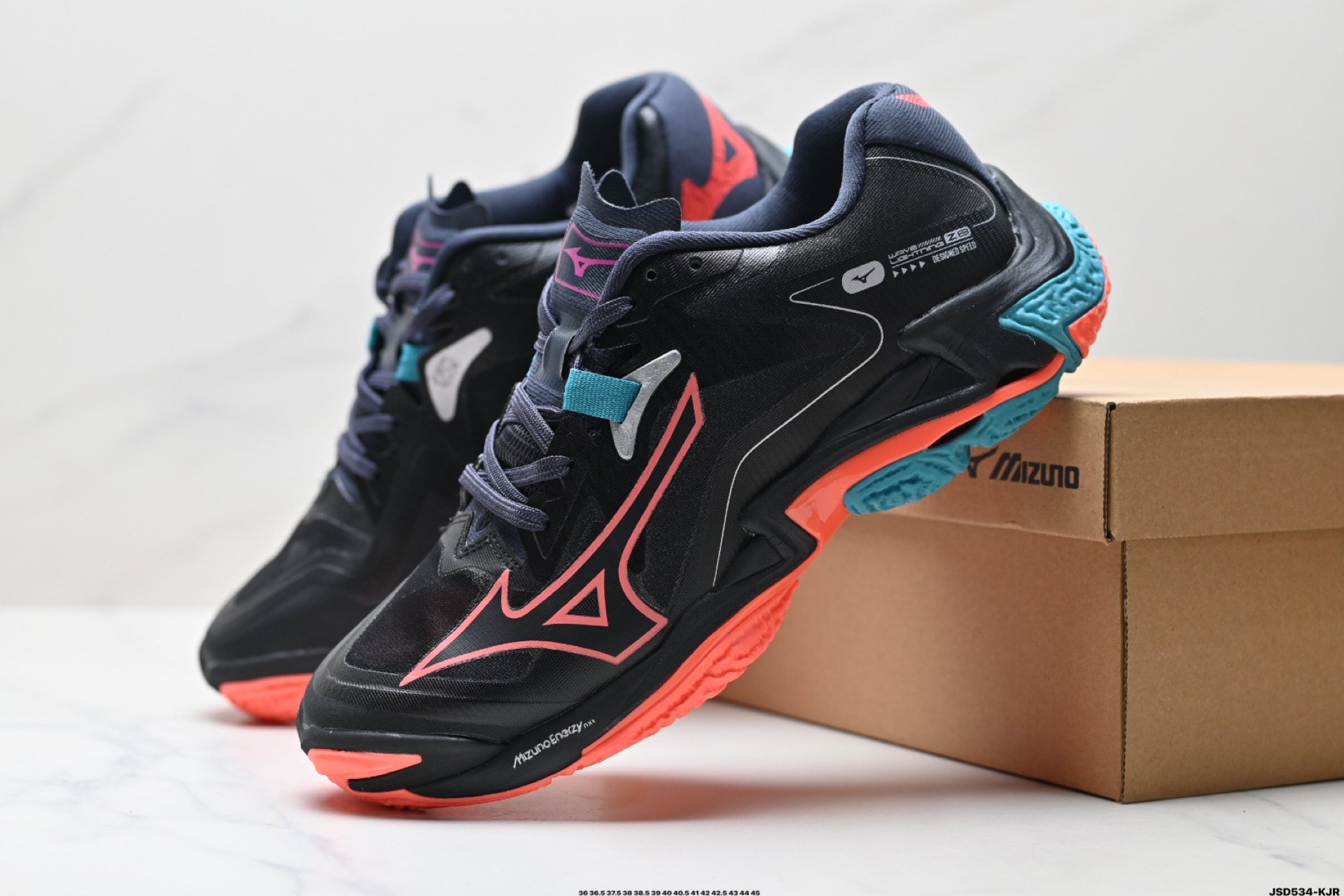 210 Mizuno美津浓 Wave Lightning Z8 舒适 防滑耐磨 低帮 训练鞋 V1GC240010