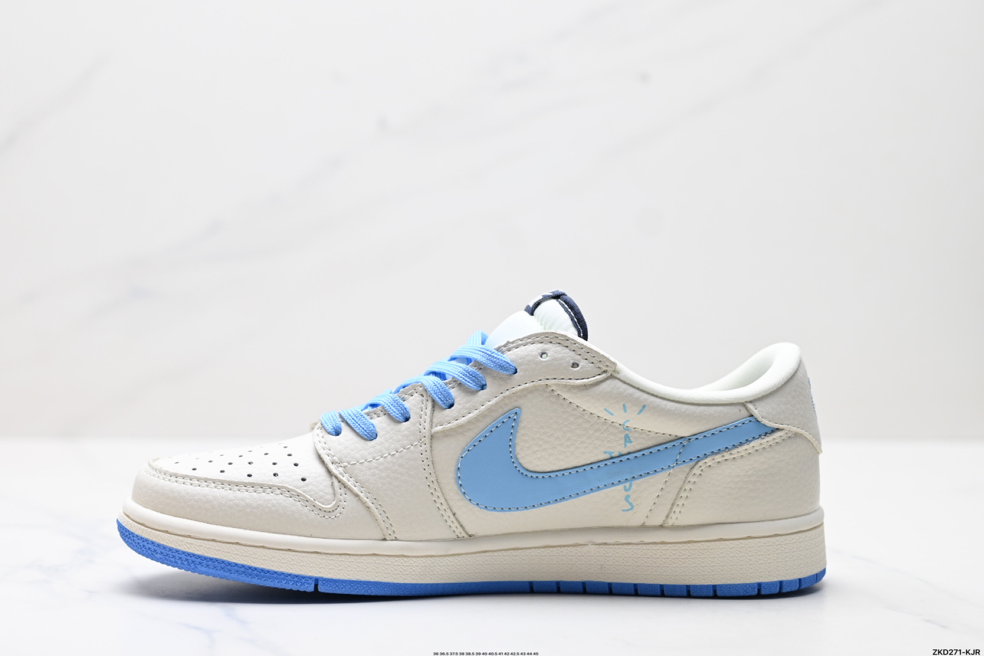 280 AJ1倒勾Travis Scott x Air Jordan 1 ” Reverse Mocha “ AJ1乔1 TS 闪电 联名倒钩 低帮文化篮球鞋 LD2025-013