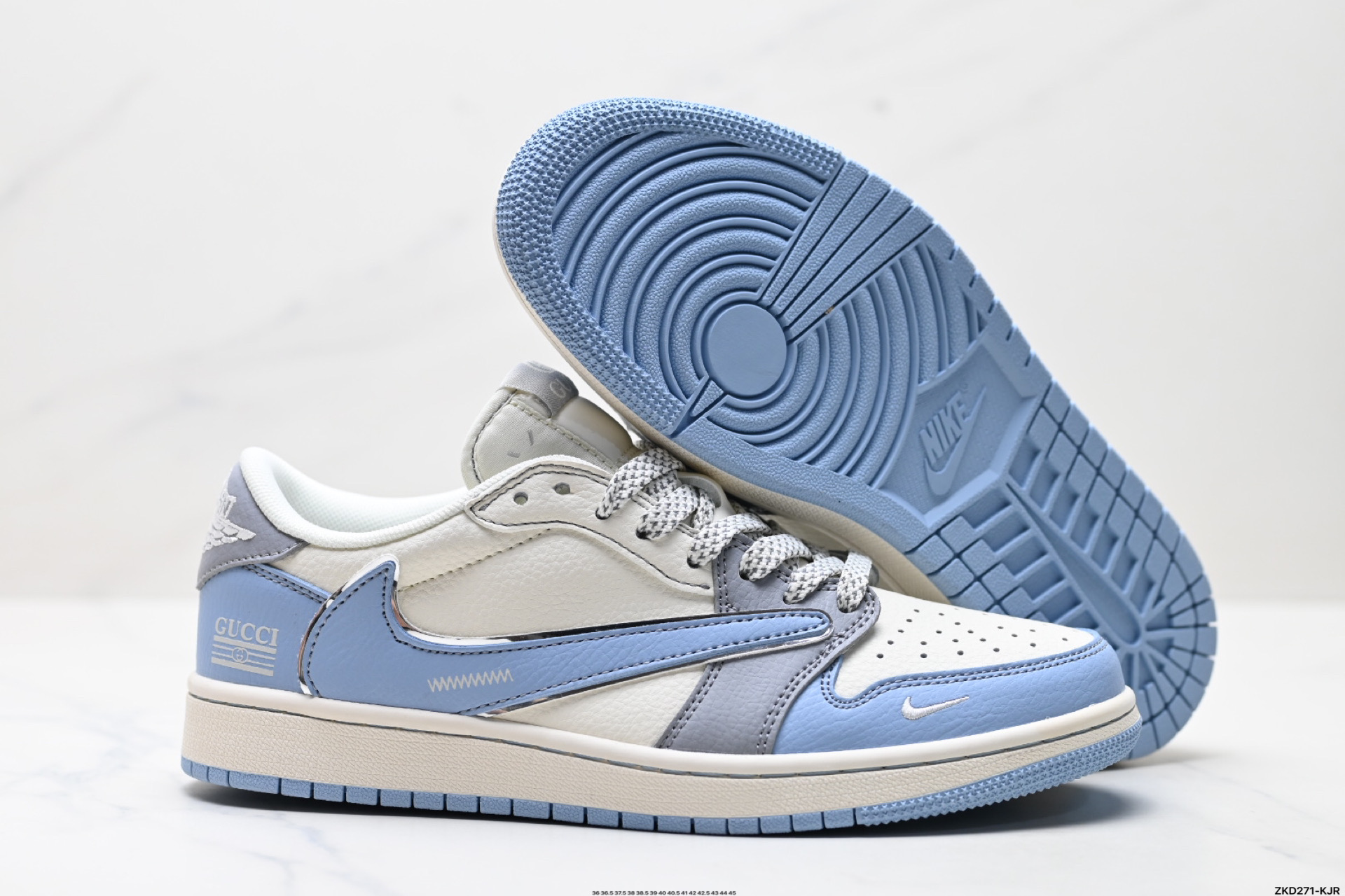 280 AJ1倒勾Travis Scott x Air Jordan 1 ” Reverse Mocha “ AJ1乔1 TS 闪电 联名倒钩 低帮文化篮球鞋 ZH2598-241