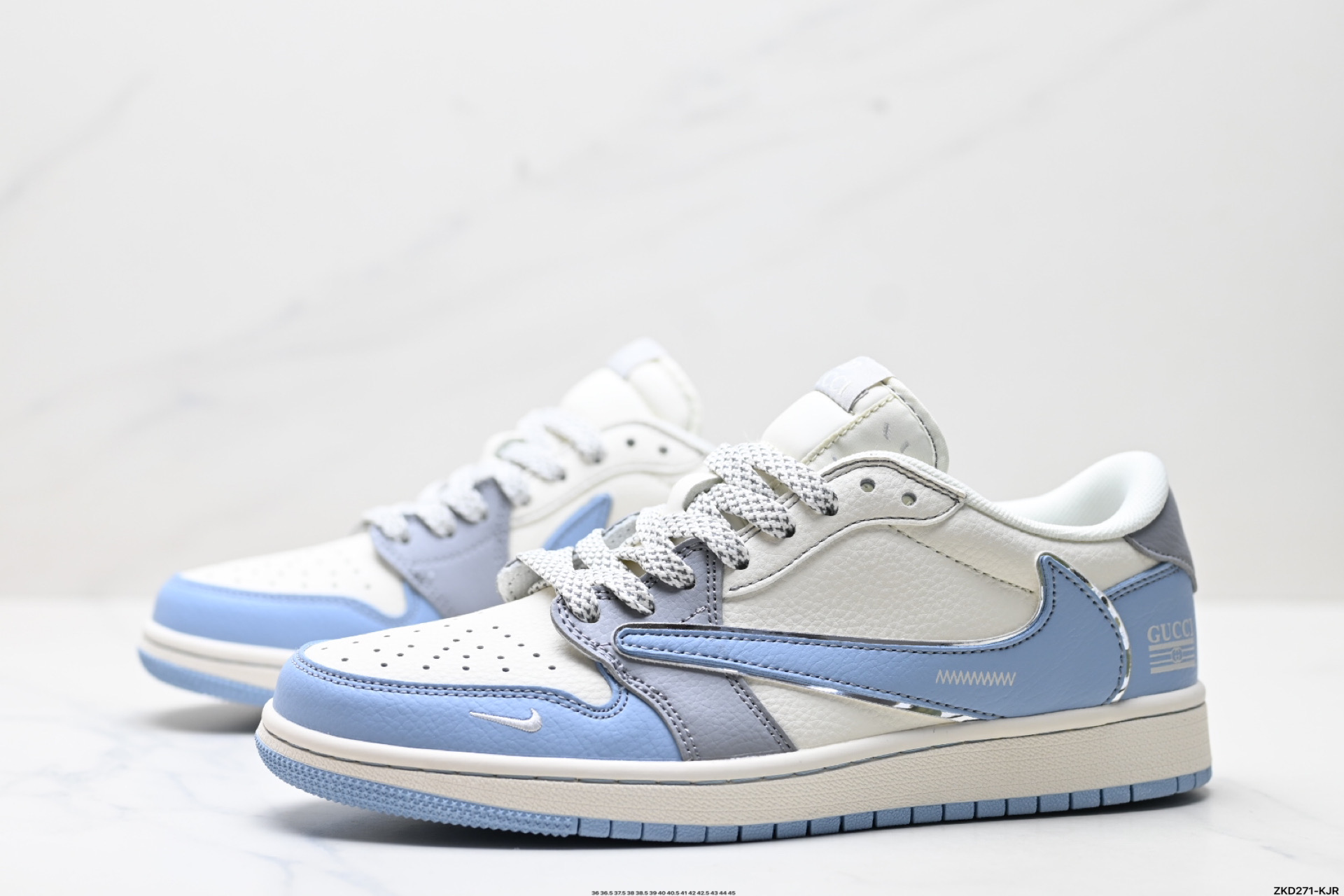 280 AJ1倒勾Travis Scott x Air Jordan 1 ” Reverse Mocha “ AJ1乔1 TS 闪电 联名倒钩 低帮文化篮球鞋 ZH2598-241