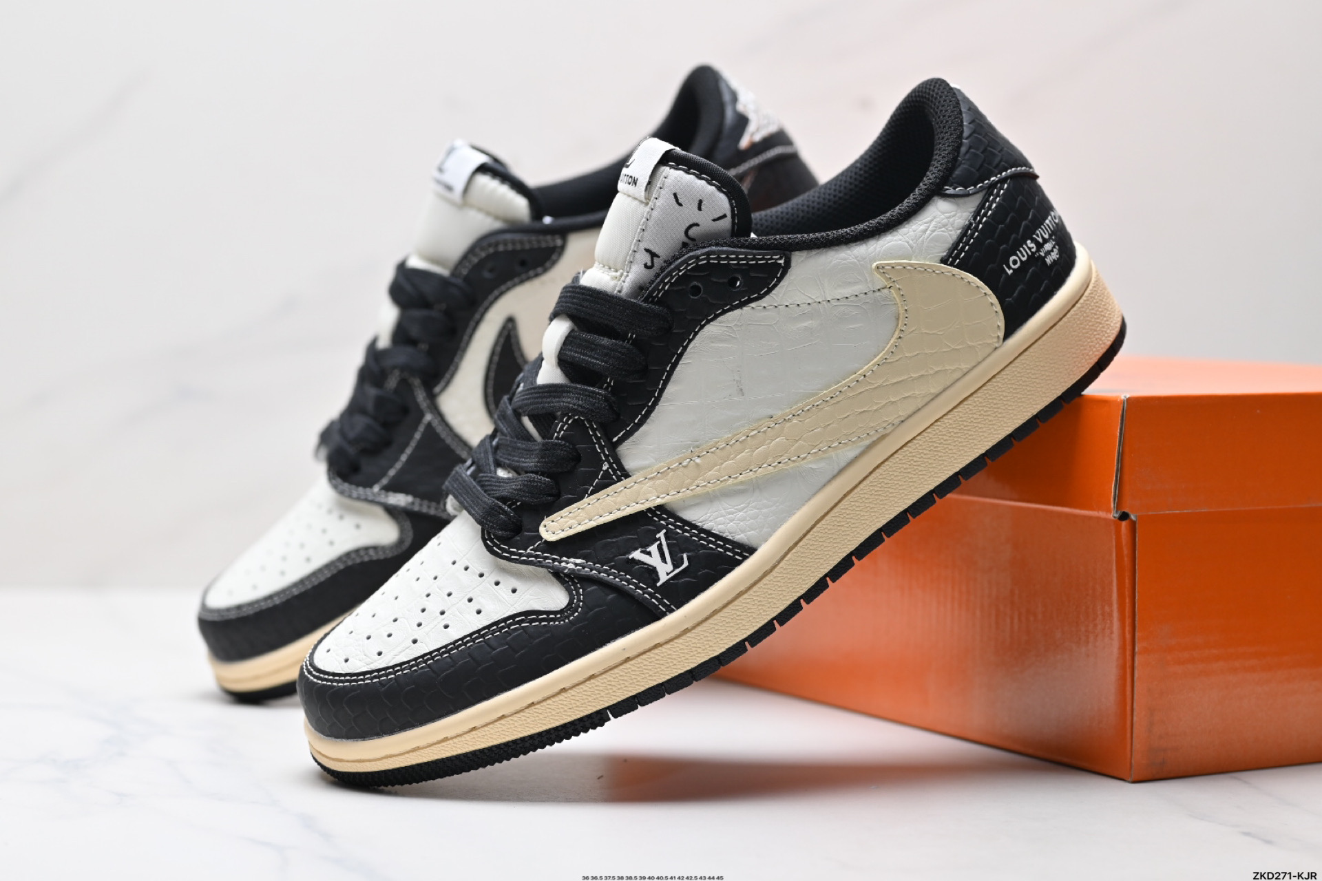 280 AJ1倒勾Travis Scott x Air Jordan 1 ” Reverse Mocha “ AJ1乔1 TS 闪电 联名倒钩 低帮文化篮球鞋 XX3168-152