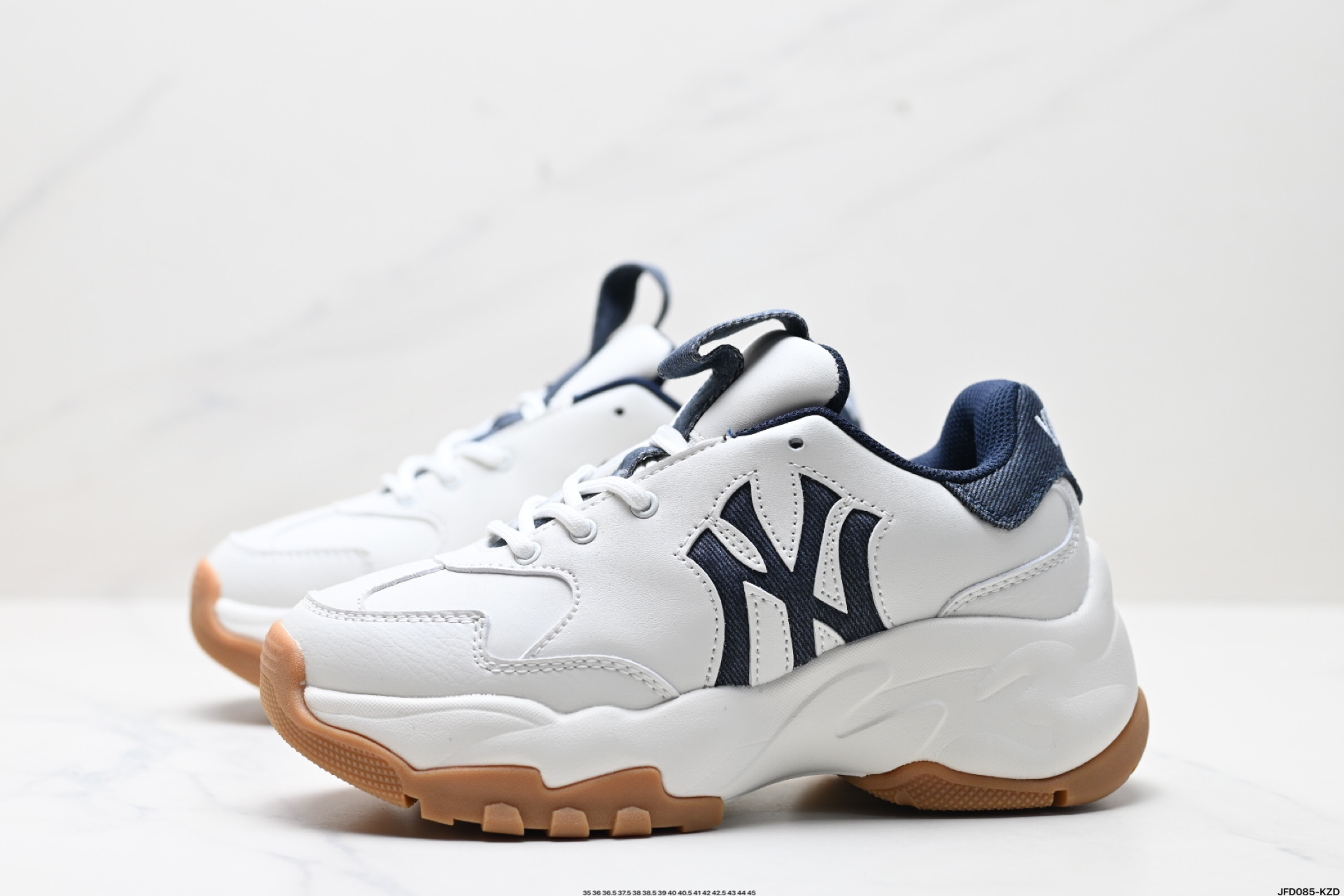 180 MLB 复古风格美国职业棒球大联盟 Bigball Chunky DENIM 系列 复古增高休闲老爹鞋 3ASHD045N
