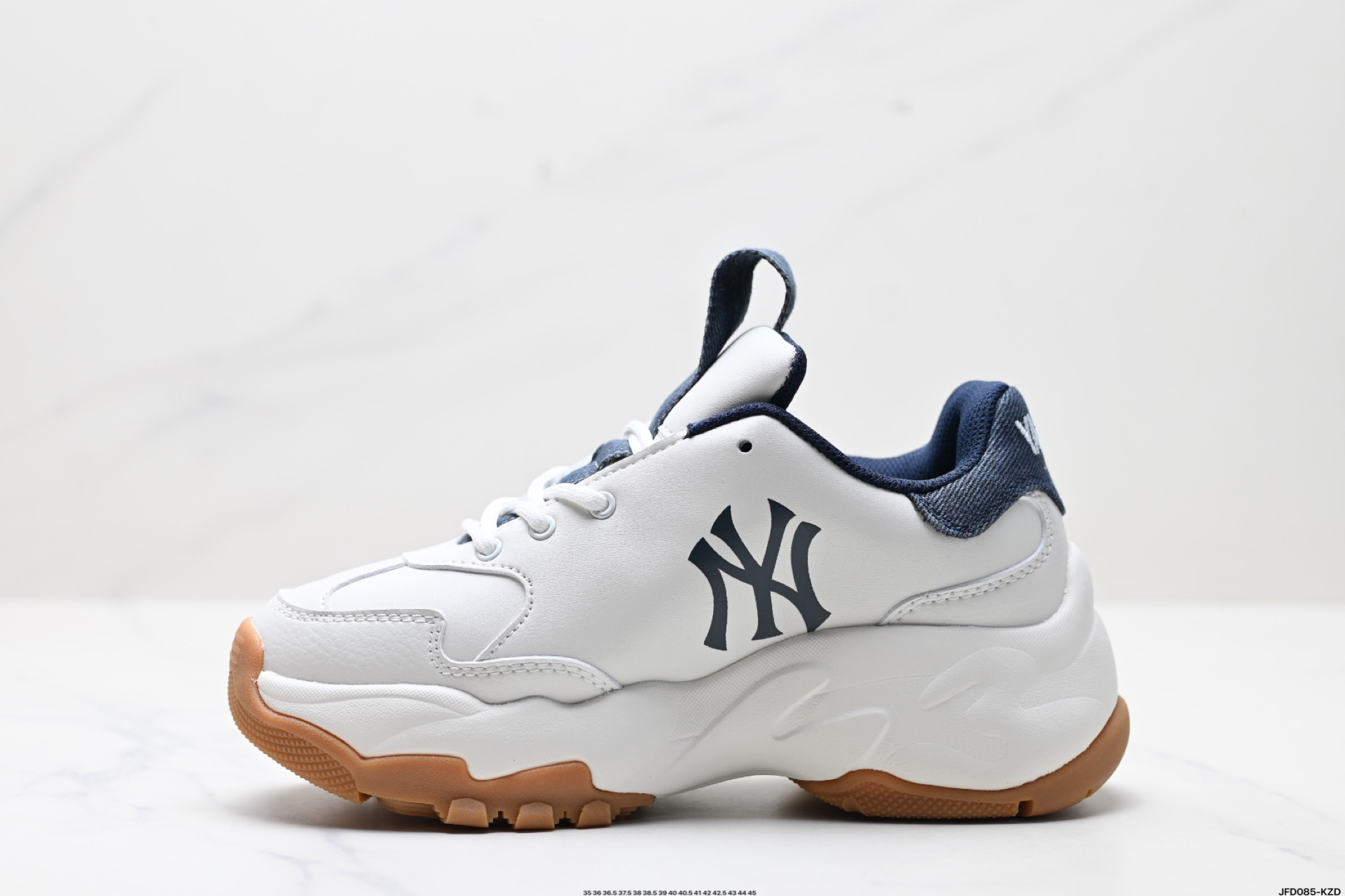 180 MLB 复古风格美国职业棒球大联盟 Bigball Chunky DENIM 系列 复古增高休闲老爹鞋 3ASHD045N