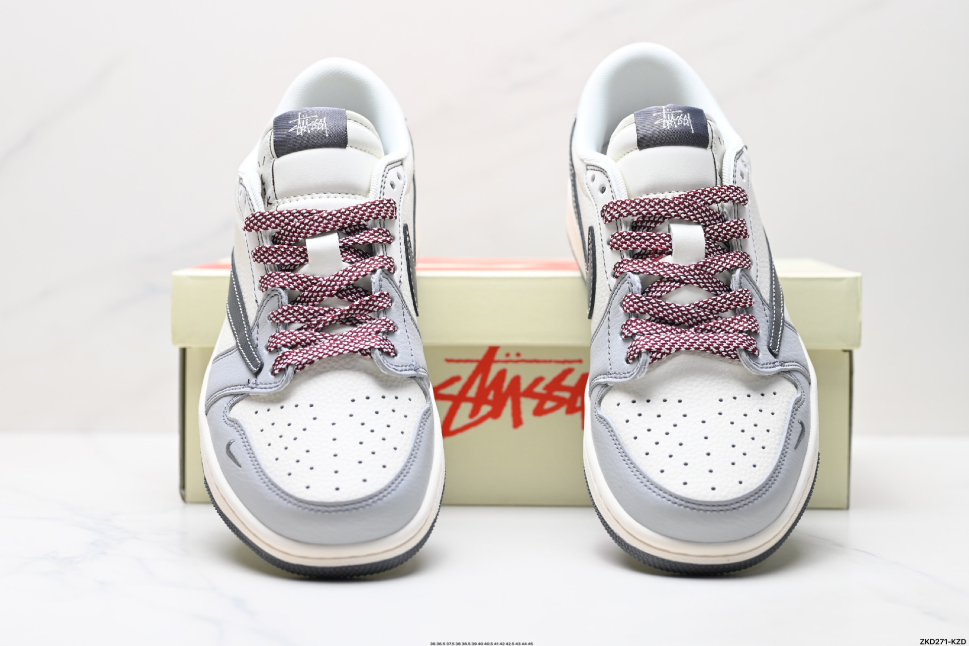 AJ1倒勾Travis Scott x Air Jordan 1 ” Reverse Mocha “ AJ1乔1 TS 闪电 联名倒钩 低帮文化篮球鞋 JJ2508-553