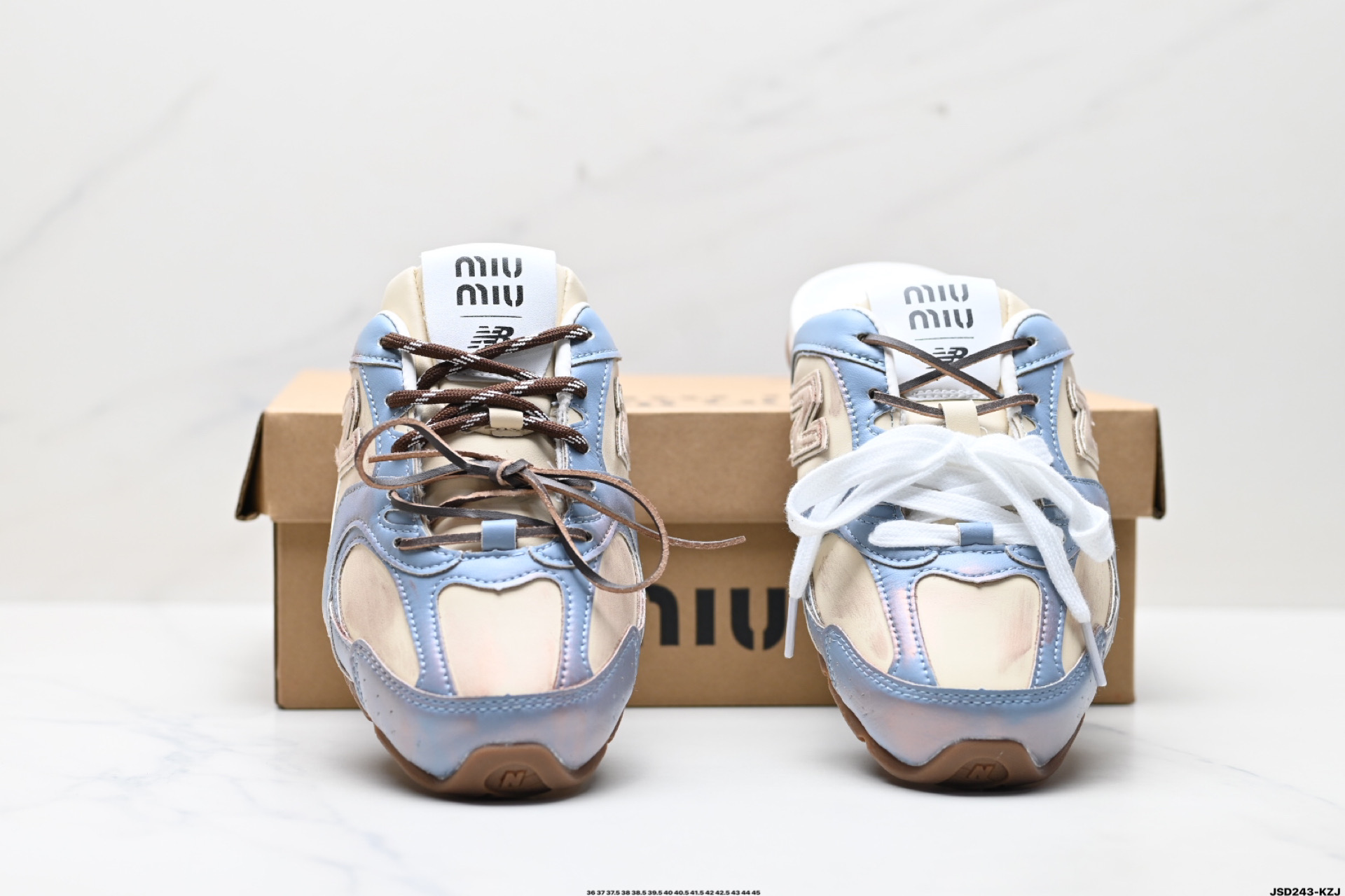 210 MiuMiu x New Balance 530 SL系列低帮经典复古休闲夏季半拖