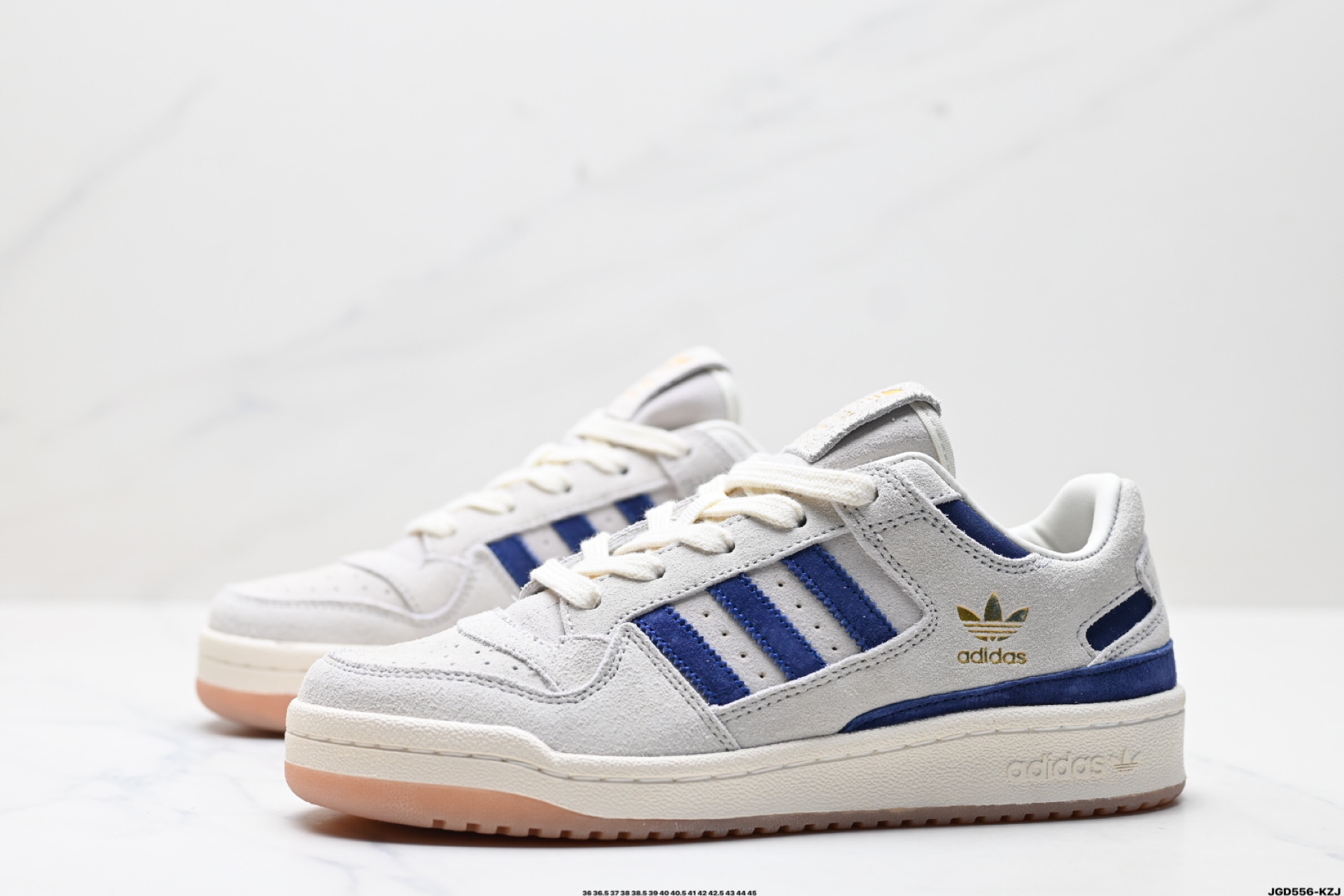 190 Adidas Forum LOW CL三叶草低邦 经典魔术贴复古板鞋 男女潮流头层皮休闲鞋 IF9681