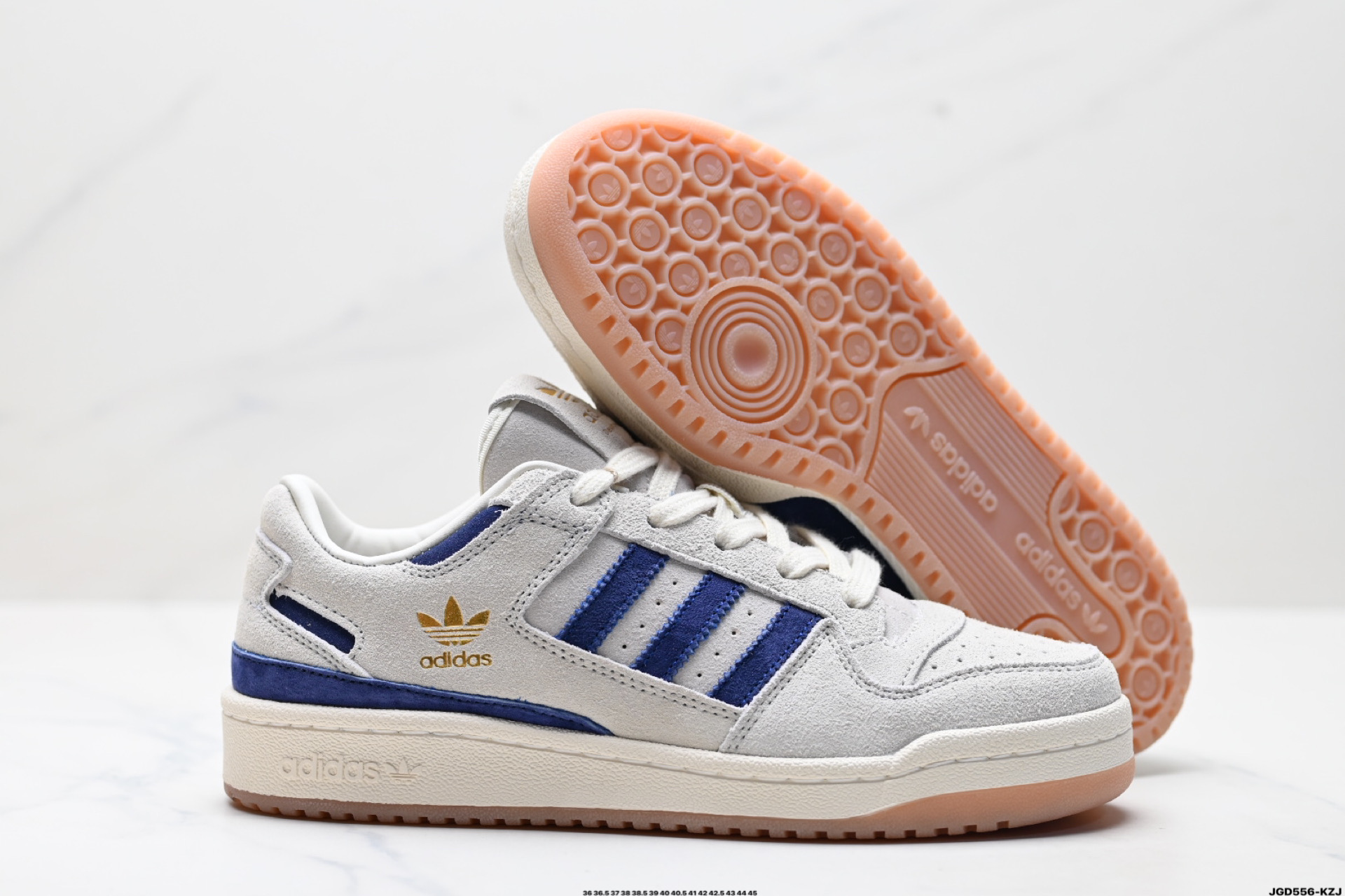 190 Adidas Forum LOW CL三叶草低邦 经典魔术贴复古板鞋 男女潮流头层皮休闲鞋 IF9681
