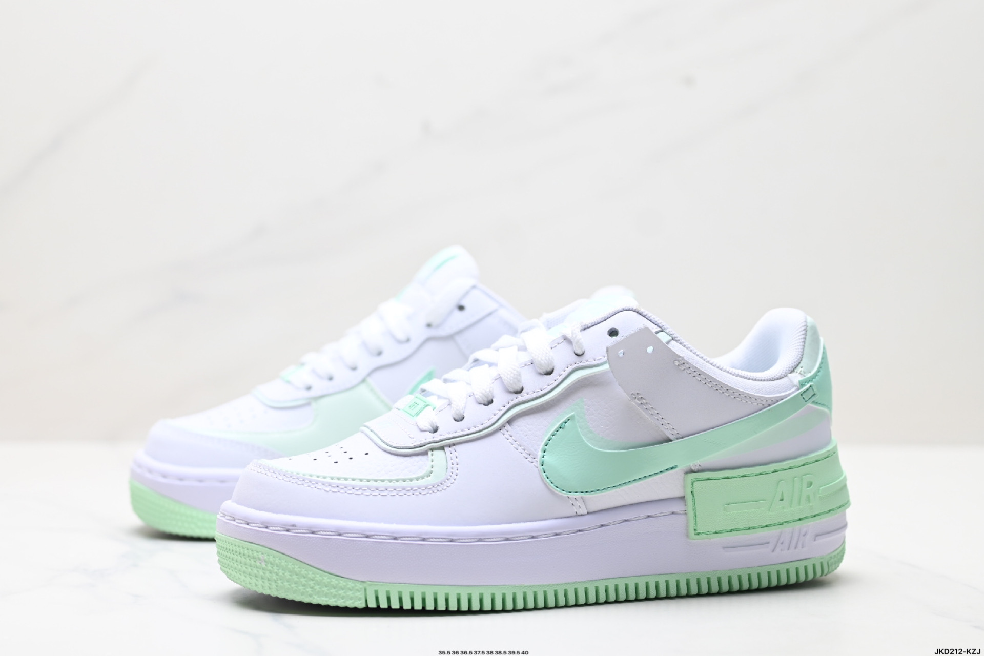 170 耐克NIKE WMNS Air Force 1 Shadow全新少女系解构主义设计 马卡龙空军一号轻量增高低帮百搭板鞋 FZ3773-100