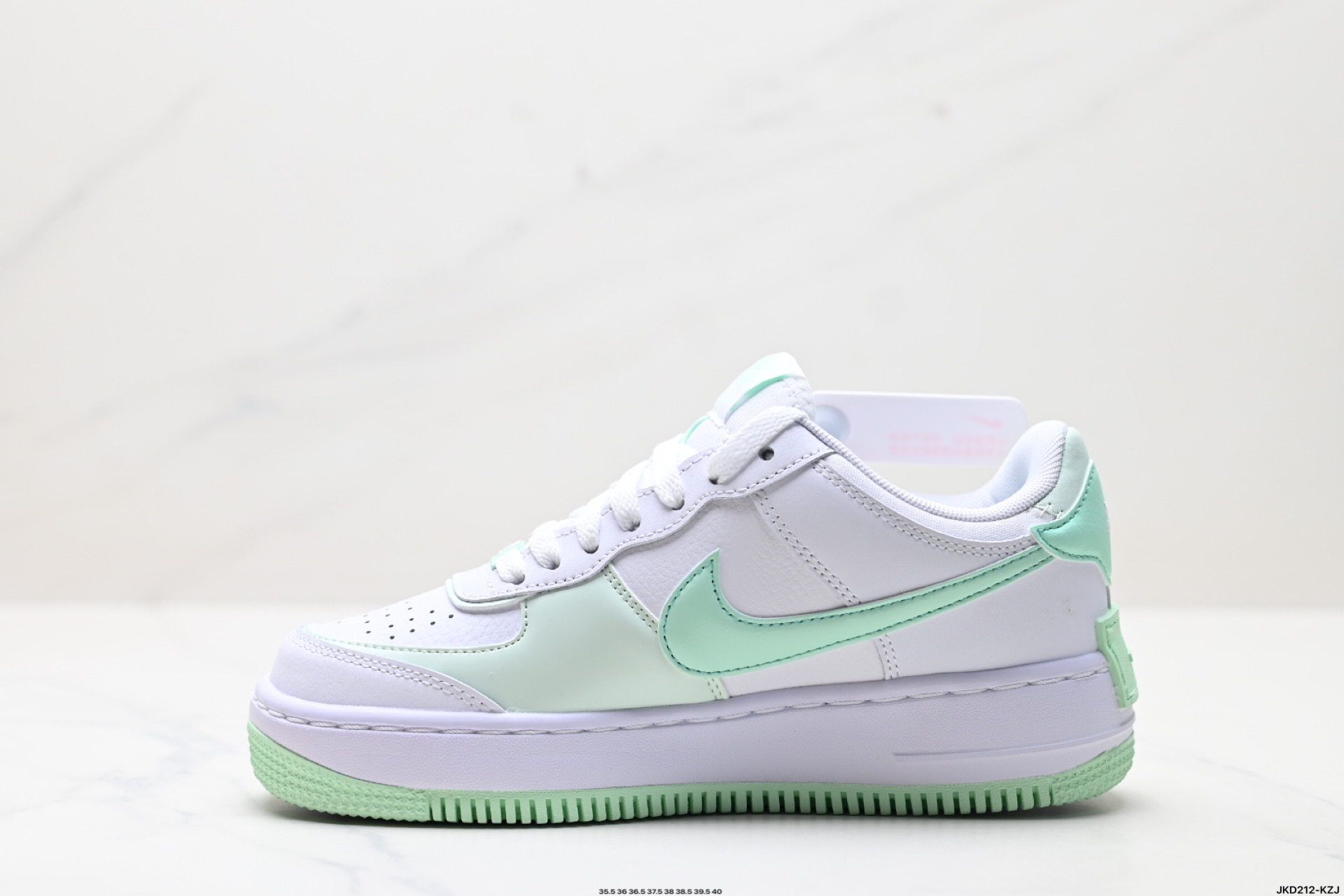 170 耐克NIKE WMNS Air Force 1 Shadow全新少女系解构主义设计 马卡龙空军一号轻量增高低帮百搭板鞋 FZ3773-100