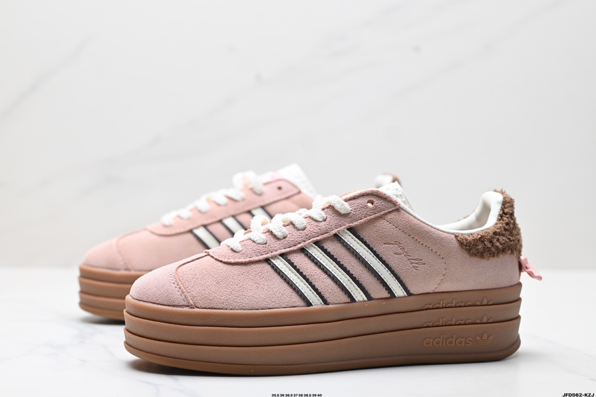 180 阿迪达斯Adidas Gazelle Bold w 低帮复古百搭休闲运动板鞋 IE0429