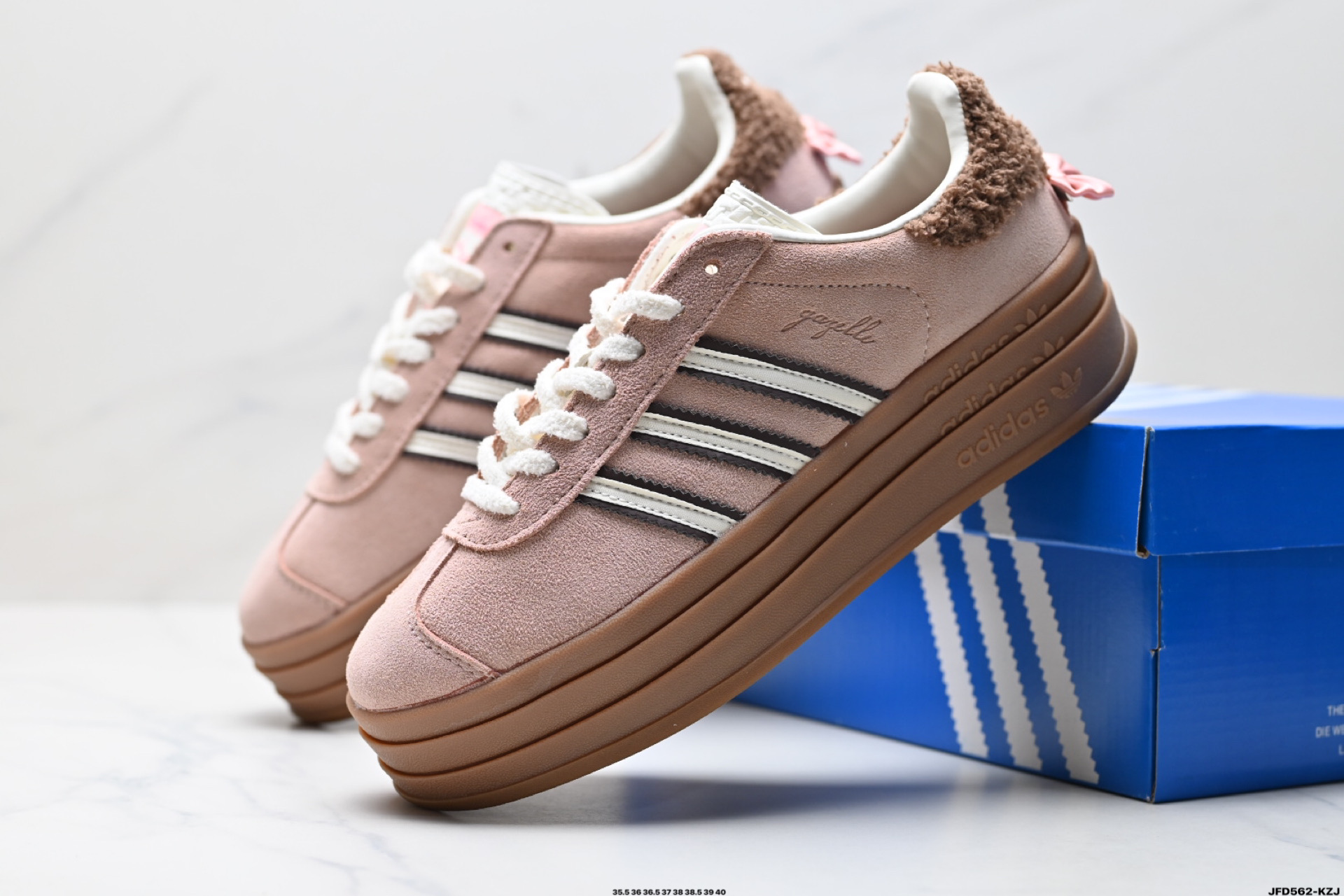 180 阿迪达斯Adidas Gazelle Bold w 低帮复古百搭休闲运动板鞋 IE0429