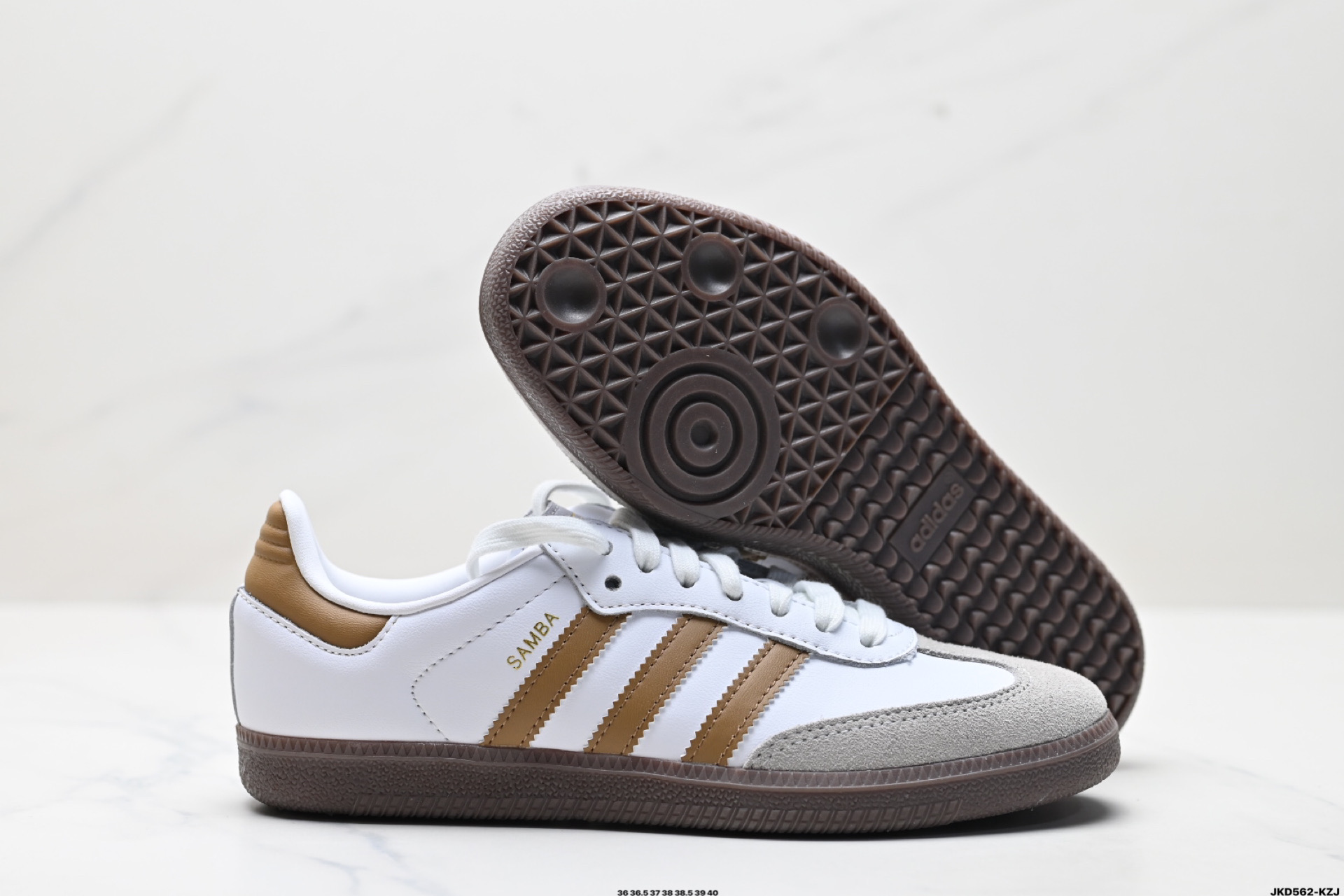 170 阿迪达斯三叶草Adidas Originals Samba 桑巴舞系列绅士德训足球风百搭低帮休闲运动板鞋 JH8796