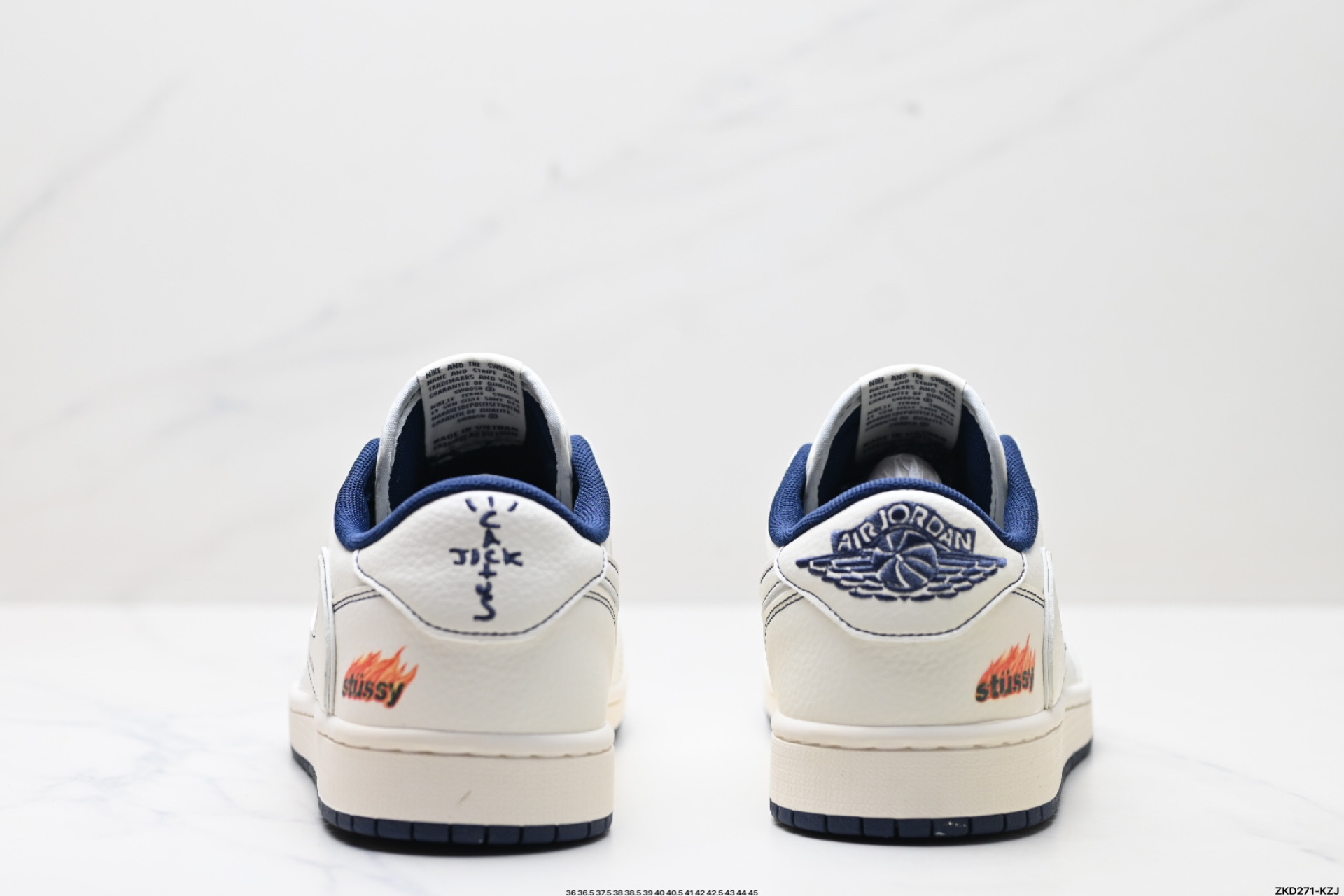 AJ1倒勾Travis Scott x Air Jordan 1 ” Reverse Mocha “ AJ1乔1 TS 闪电 联名倒钩 低帮文化篮球鞋 ZH2598-230