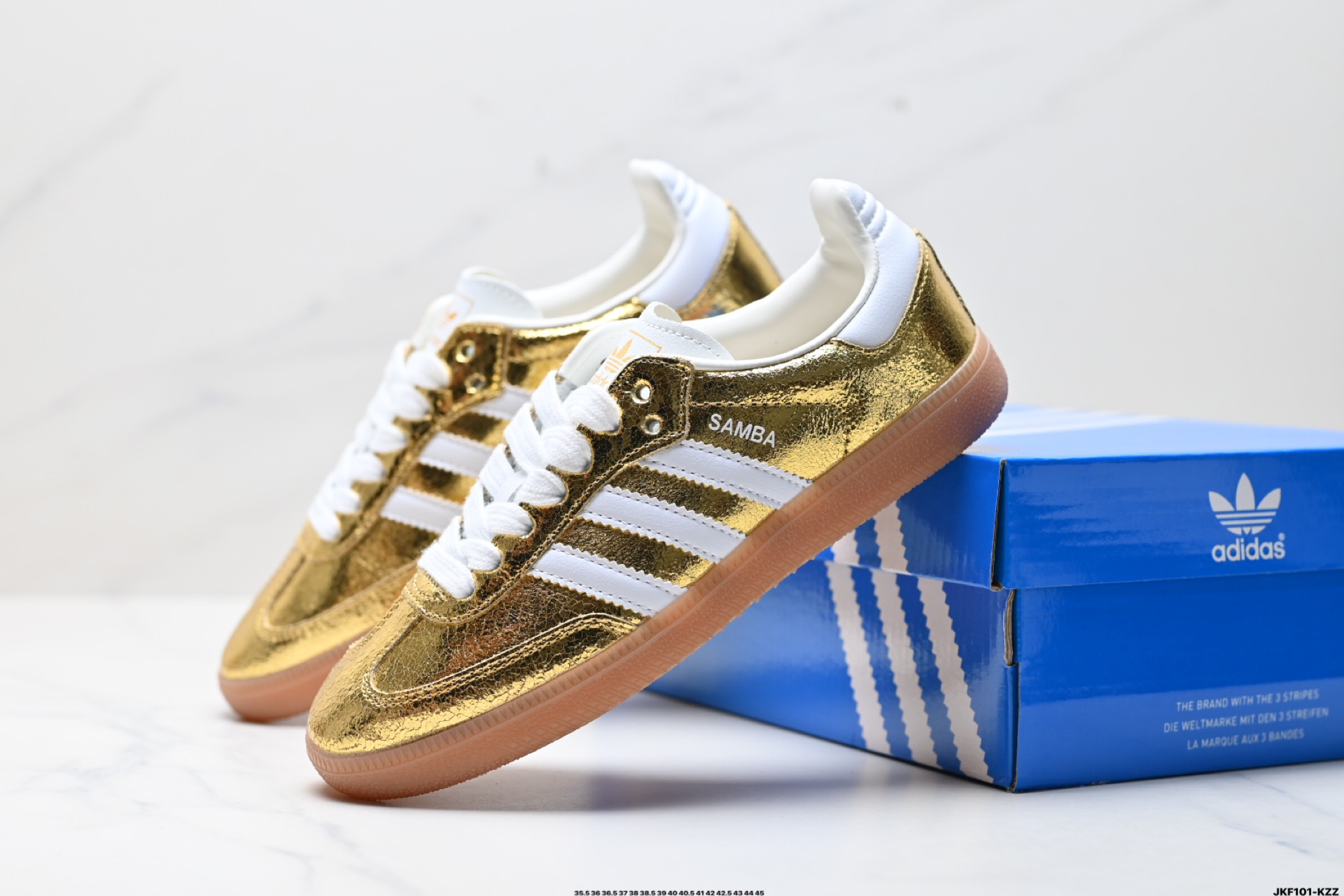 175 阿迪达斯三叶草Adidas Originals Samba 桑巴舞系列绅士德训足球风百搭低帮休闲运动板鞋 KI5719