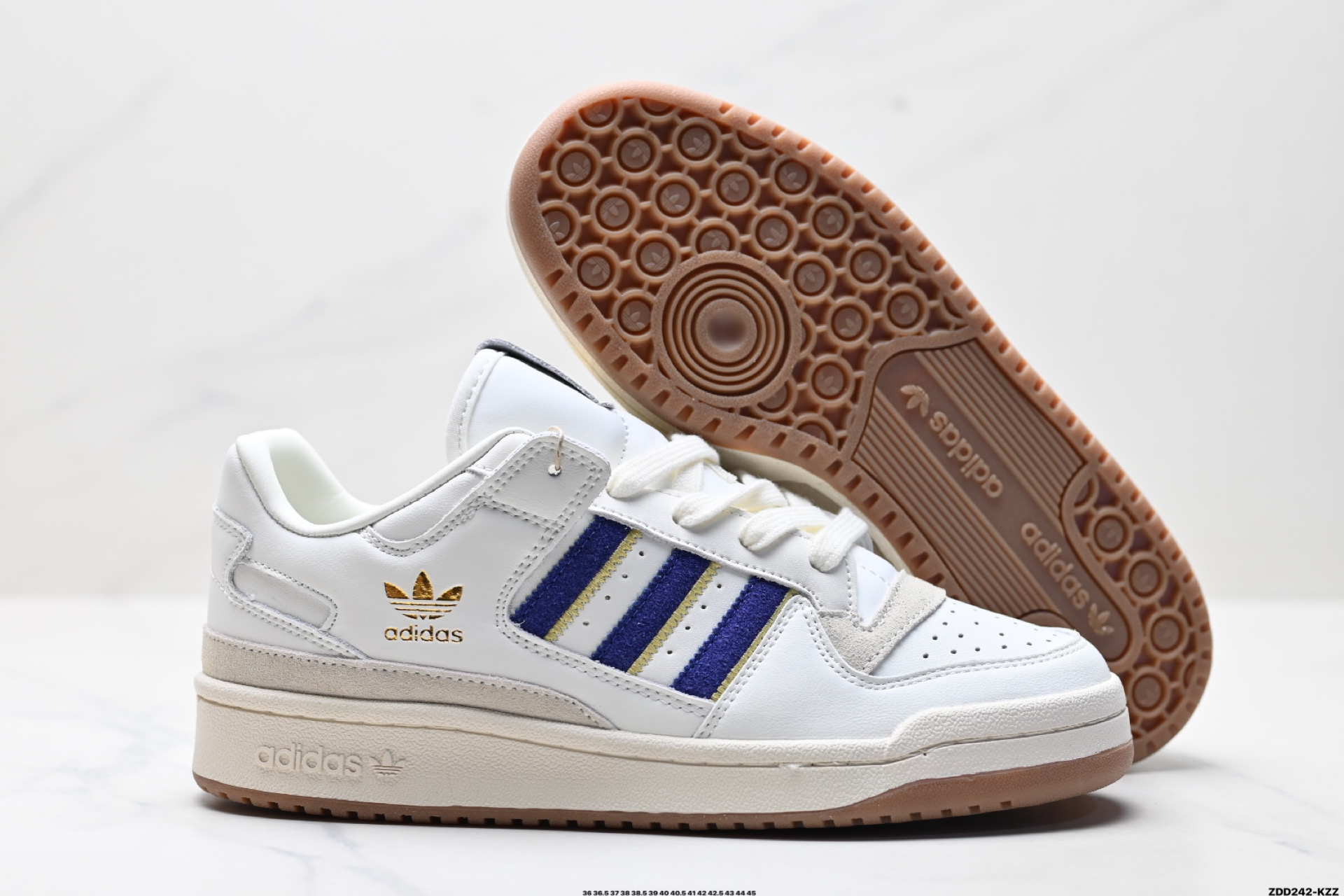 240 Adidas Forum LOW CL三叶草低邦 经典魔术贴复古板鞋 JH7940