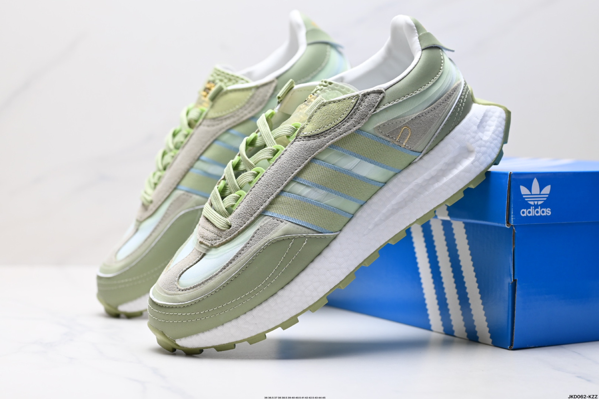 170 阿迪达斯Adidas Retropy E5 W.R.P 三叶草新款运动休闲爆米花跑鞋 GX6362