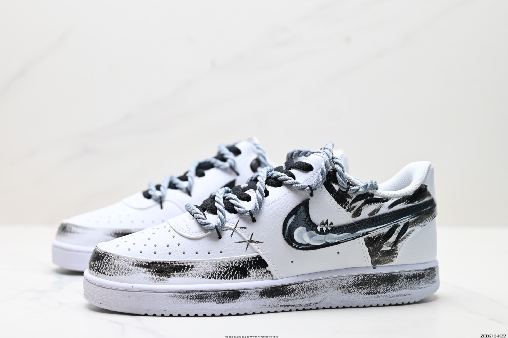 270 NIKE COURT VISION LO ‘DIY’定制 低帮百搭 透气休闲运动板鞋 DH2987-211