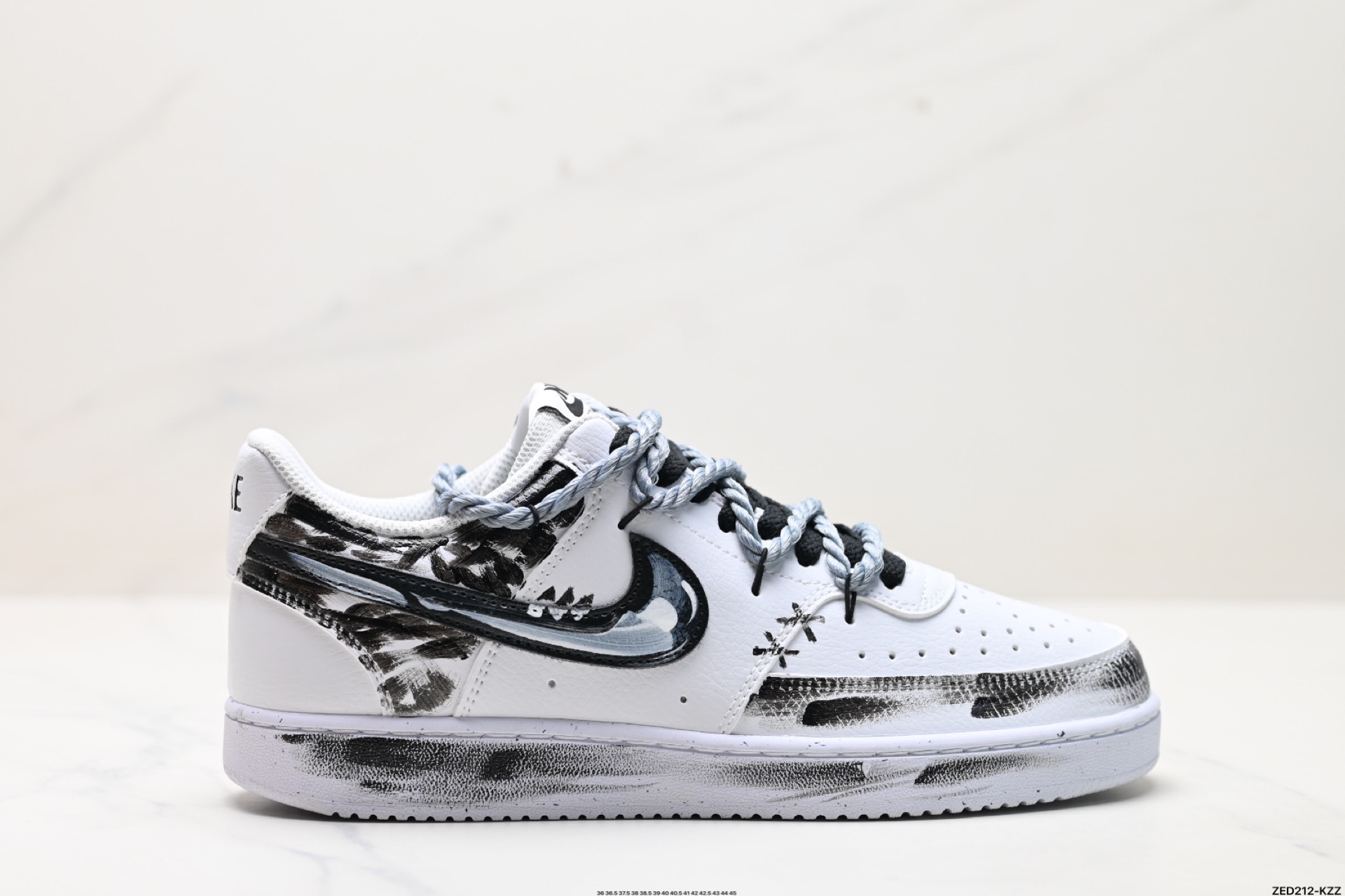 270 NIKE COURT VISION LO ‘DIY’定制 低帮百搭 透气休闲运动板鞋 DH2987-211