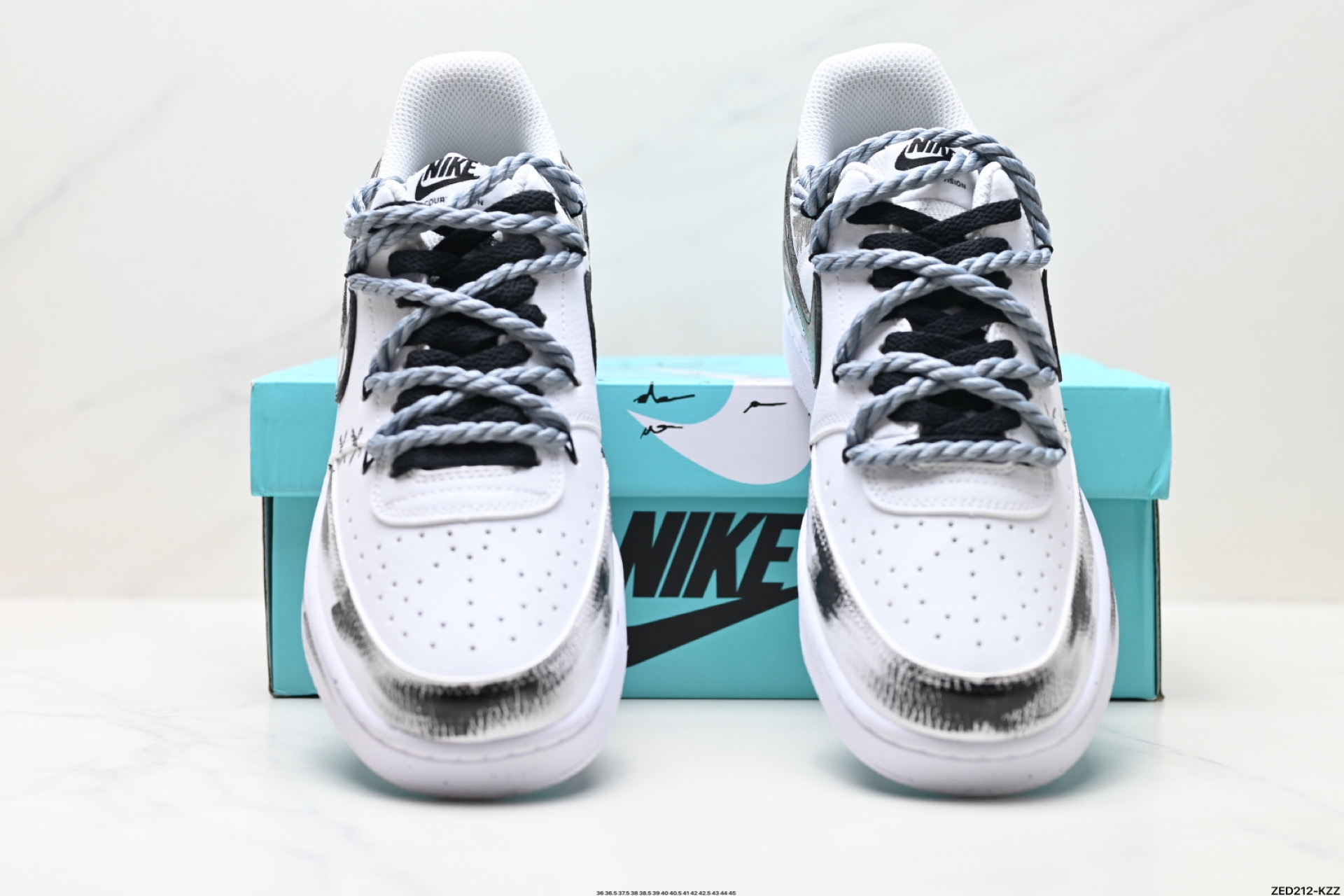 270 NIKE COURT VISION LO ‘DIY’定制 低帮百搭 透气休闲运动板鞋 DH2987-211