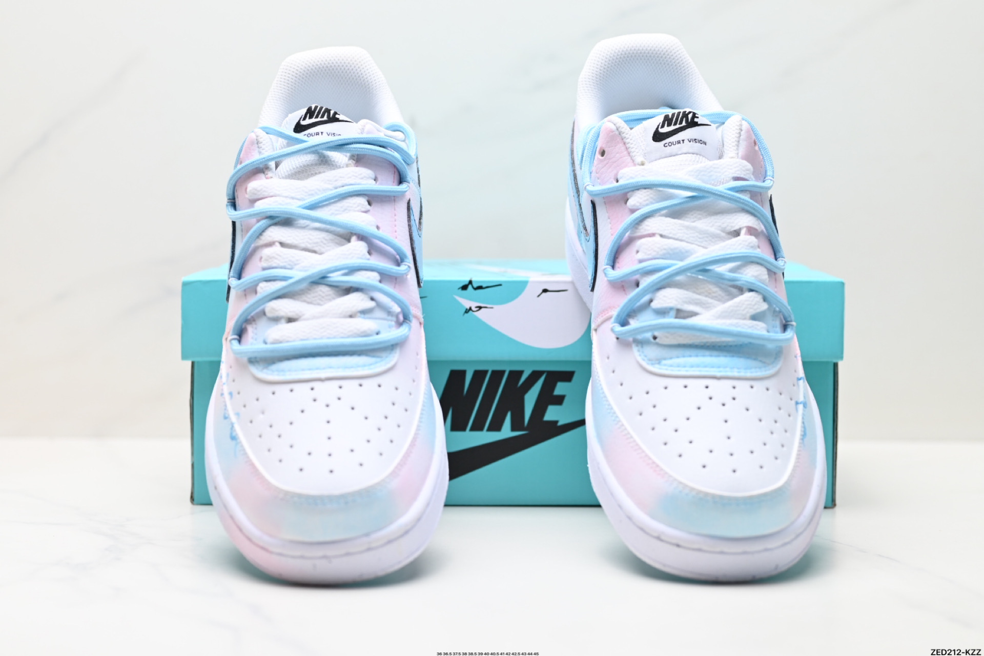 270 NIKE COURT VISION LO ‘DIY’定制 低帮百搭 透气休闲运动板鞋 DH2987-215