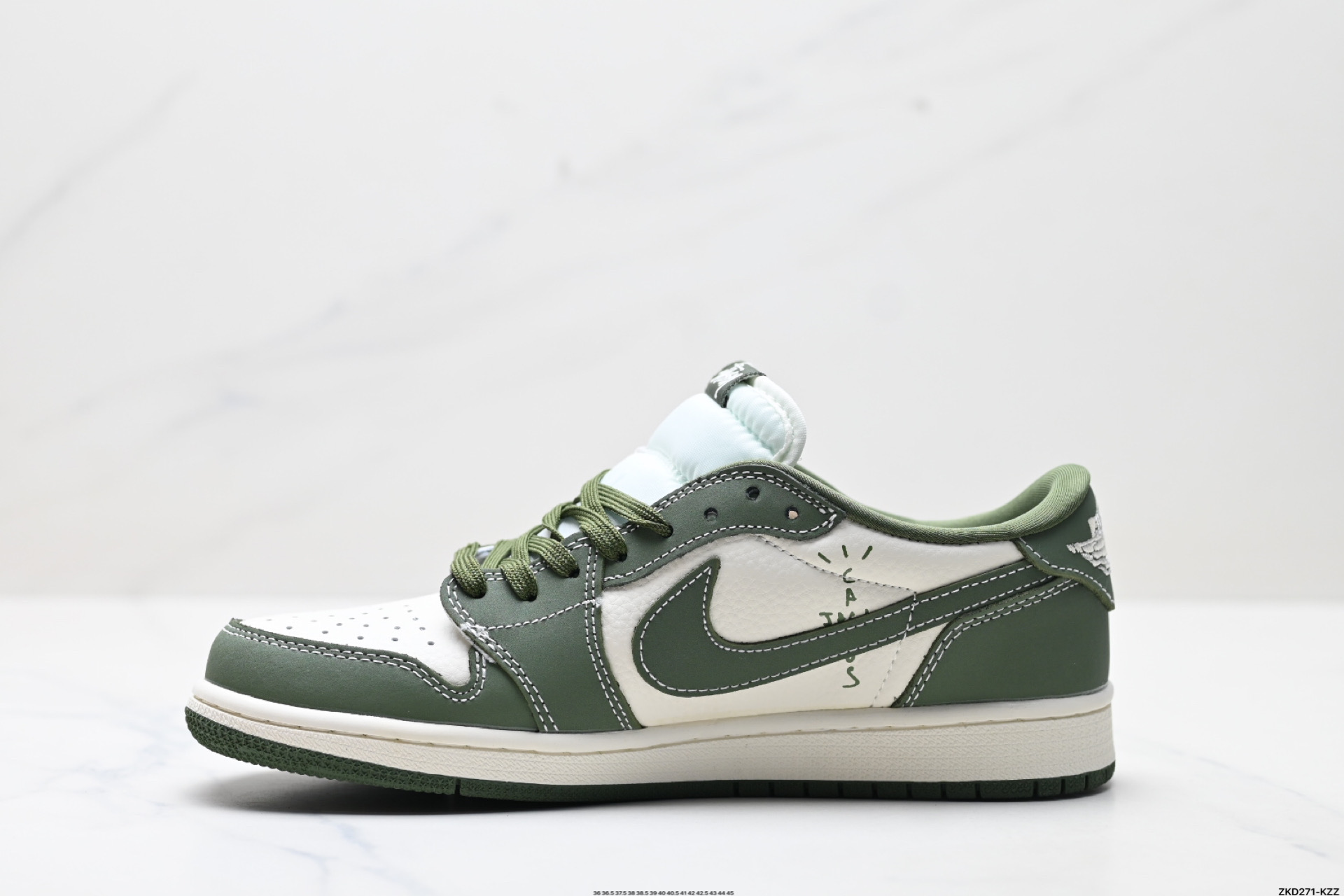 280 AJ1倒勾Travis Scott x Air Jordan 1 ” Reverse Mocha “ AJ1乔1 TS 闪电 联名倒钩 低帮文化篮球鞋 XS2024-025