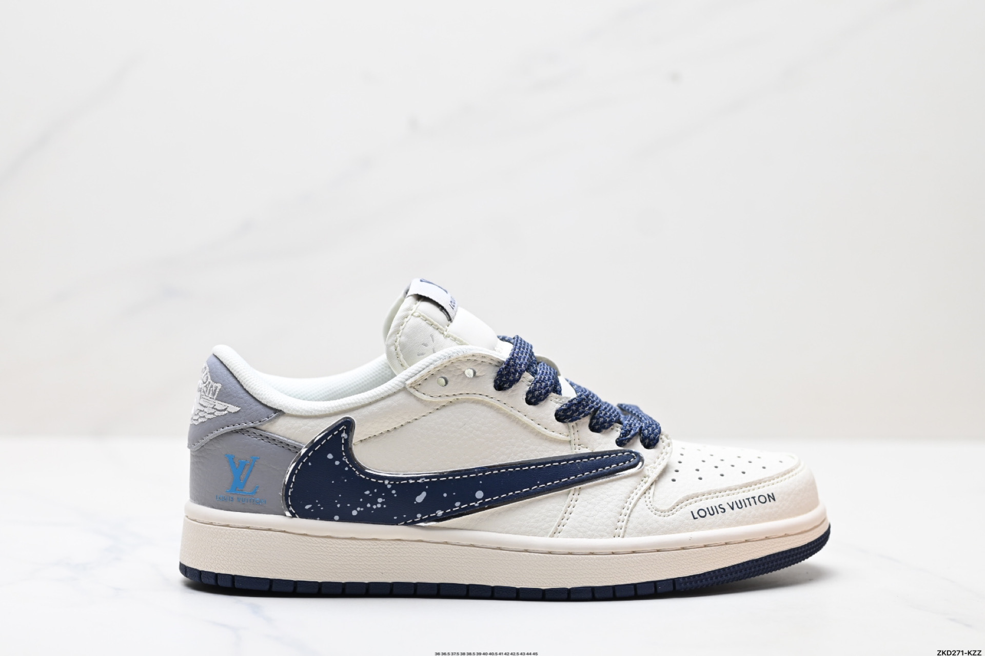 280 AJ1倒勾Travis Scott x Air Jordan 1 ” Reverse Mocha “ AJ1乔1 TS 闪电 联名倒钩 低帮文化篮球鞋 ZH2598-242