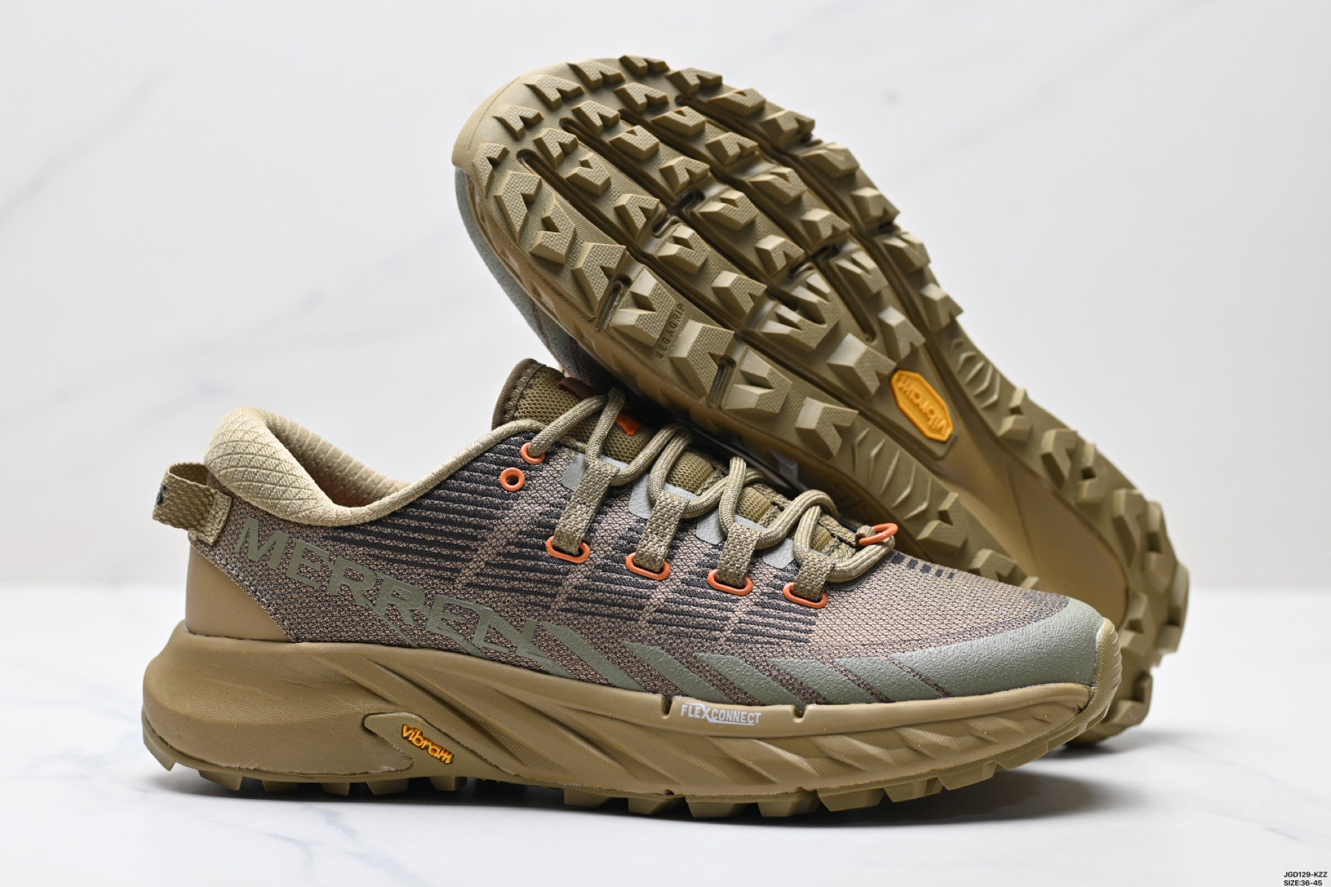 190 WILD THINGS × MERRELL迈乐 AGILITY PEAK 4 简约舒适蜂鸟户外 织物防滑耐磨透气 低帮 越野跑步鞋 J500302