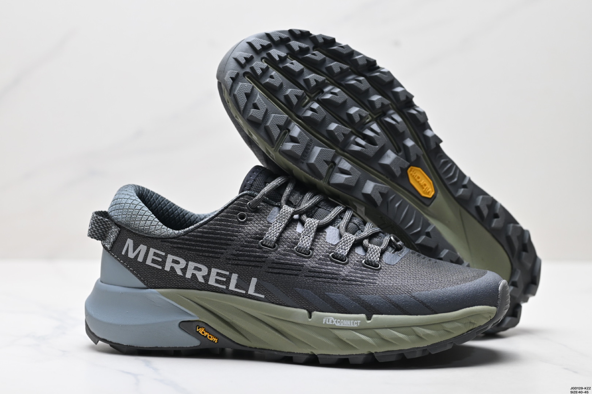 190 WILD THINGS × MERRELL迈乐 AGILITY PEAK 4 简约舒适蜂鸟户外 织物防滑耐磨透气 低帮 越野跑步鞋 ML067348