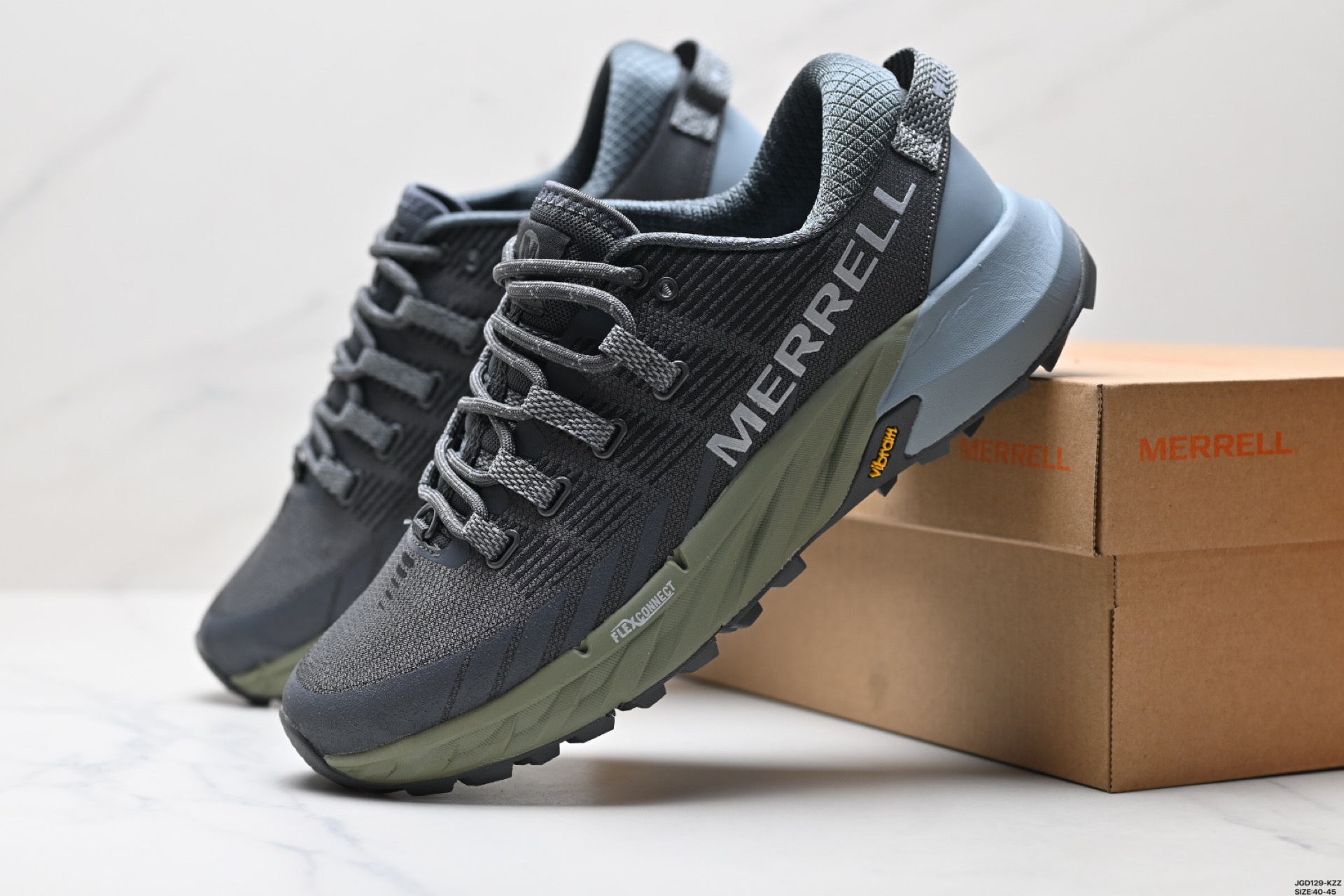 190 WILD THINGS × MERRELL迈乐 AGILITY PEAK 4 简约舒适蜂鸟户外 织物防滑耐磨透气 低帮 越野跑步鞋 ML067348